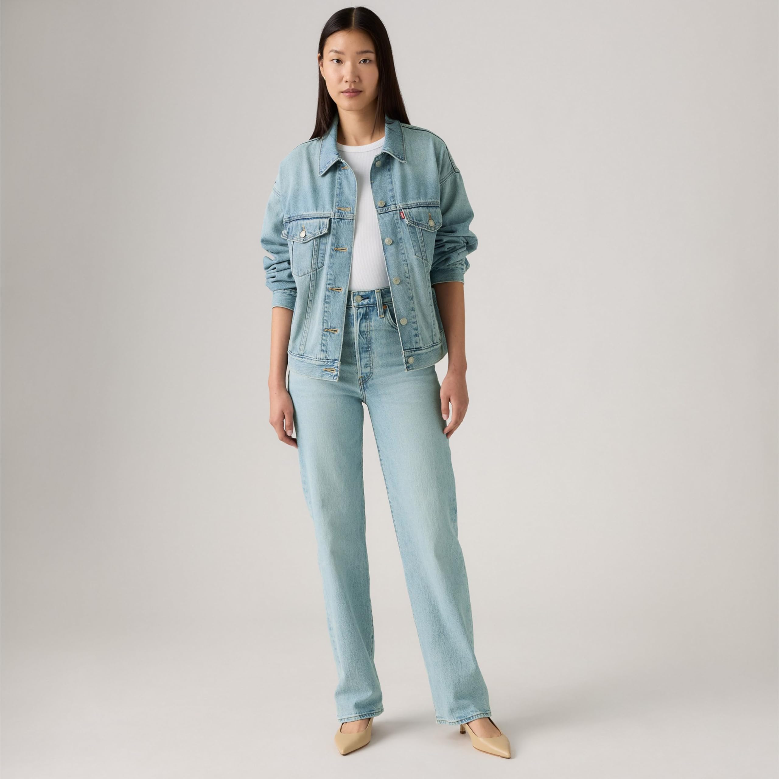 Levi's Damen Ribcage Full Length Jeans