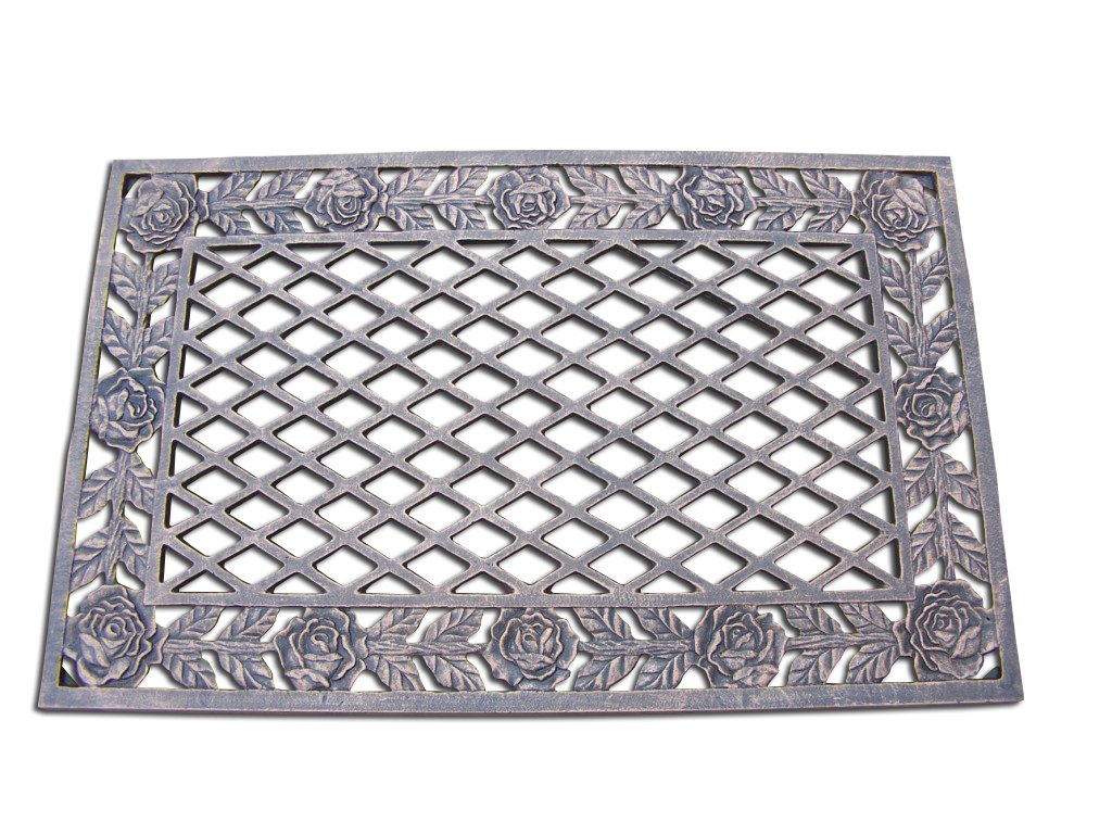 Buy Oakland Living Tea Rose Cast Aluminum Doormat, Antique Bronze Online at Low Prices in India
