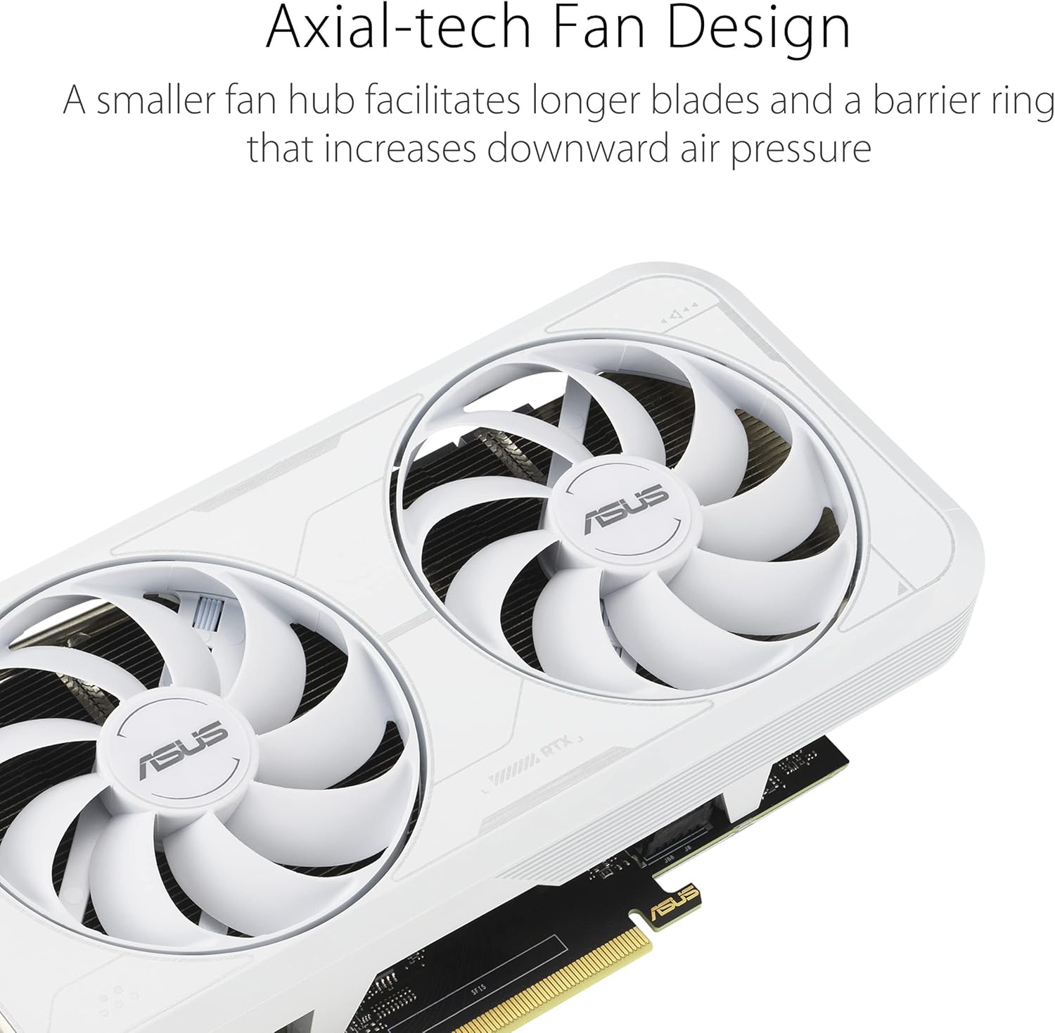 ASUS DUAL NVIDIA GeForce RTX 3060 Ti OC Edition Scheda Grafica Gaming, OpenGL 4.6, 8 GB GDDR6X, PCIe 4.0, HDMI 2.1a, DisplayPort 1.4a, GPU Tweak II, Bianco ASUS DUAL NVIDIA GeForce RTX 3060 Ti OC Edition Scheda Grafica Gaming, OpenGL 4.6, 8 GB GDDR6X, PCIe 4.0, HDMI 2.1a, DisplayPort 1.4a, GPU Tweak II, Bianco