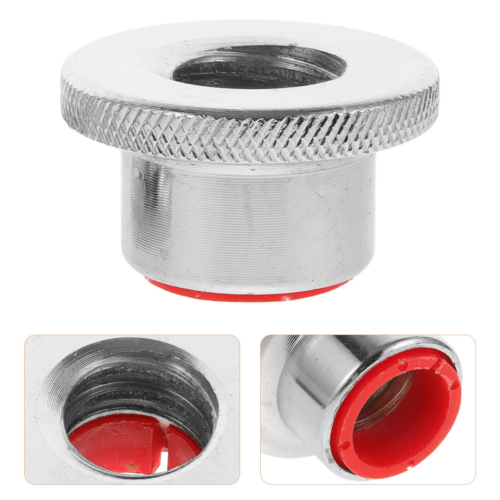 VANZACK 1pair Self-Locking Barbell Nuts for Secure Weight Lifting Easy to Install Dumbbell Locking Collars Cast Barbell Security Nut for Home Gym