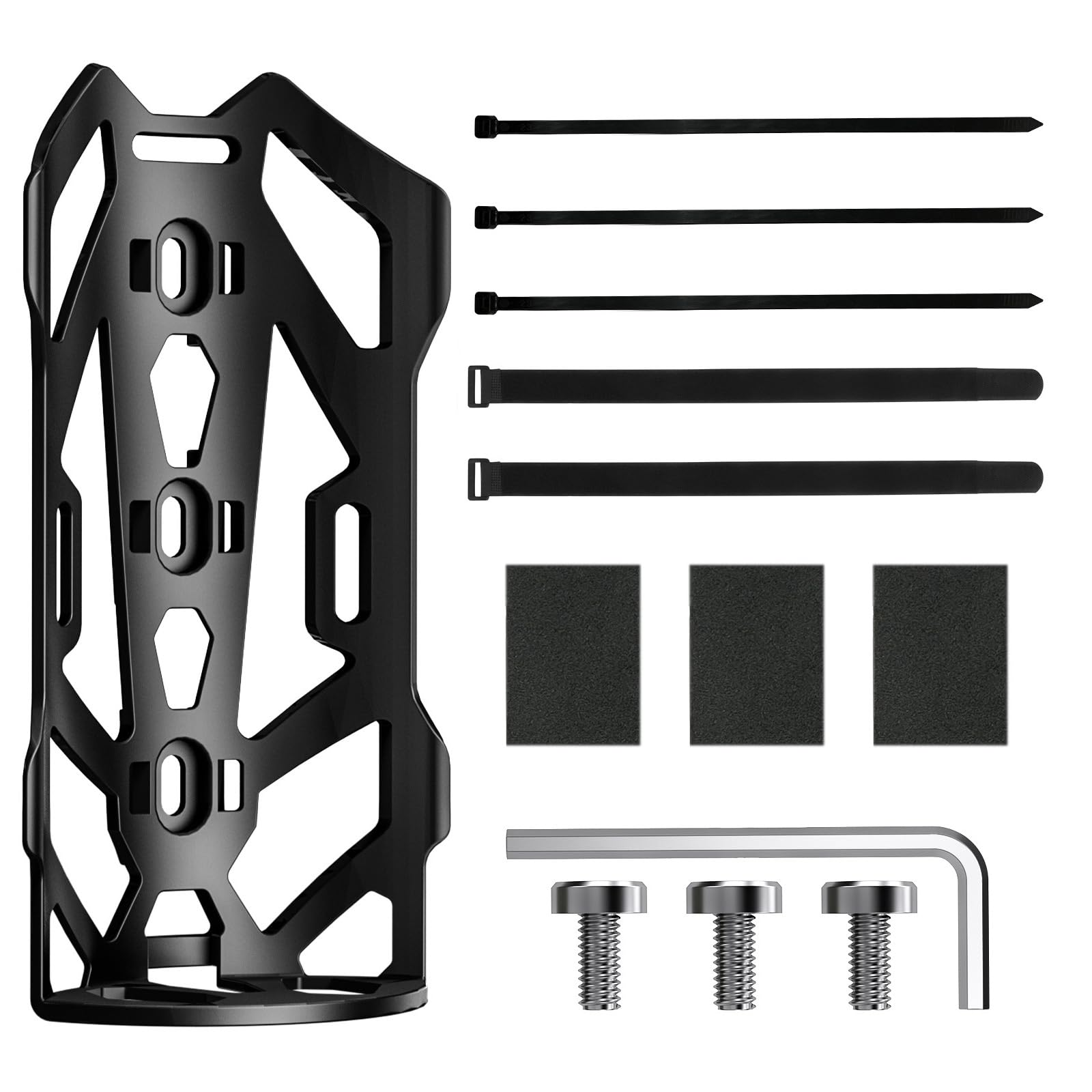 Vdaxvme Watertight Bicycles Fork Mount Cycling Water Bottle Cage Bicycles Cargo Cage Bike Front Fork Cage With Fixing Strap