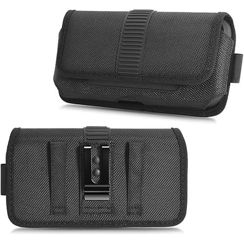 Rugged Nylon Holster for Google Pixel 10 9 Pro XL 9a / 8 Pro 7 Pro 6 Pro/Moto G Power, G Play, Moto G 5G, G Pure