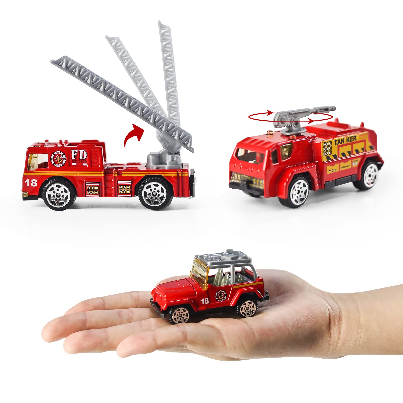 Camion dei pompieri in bioplastica 24 cm - Viking Toys