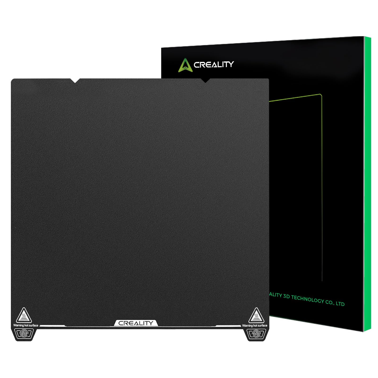 Official Creality K1 Max Build Plate 315x310mm Double Sided Epoxy Resin Coating Spring Steel Magnetic K1 Max Bed Plate 3D Printer Build Plate for K1 Max & Ender 3 V3 Plus (No Magnetic Sheet)