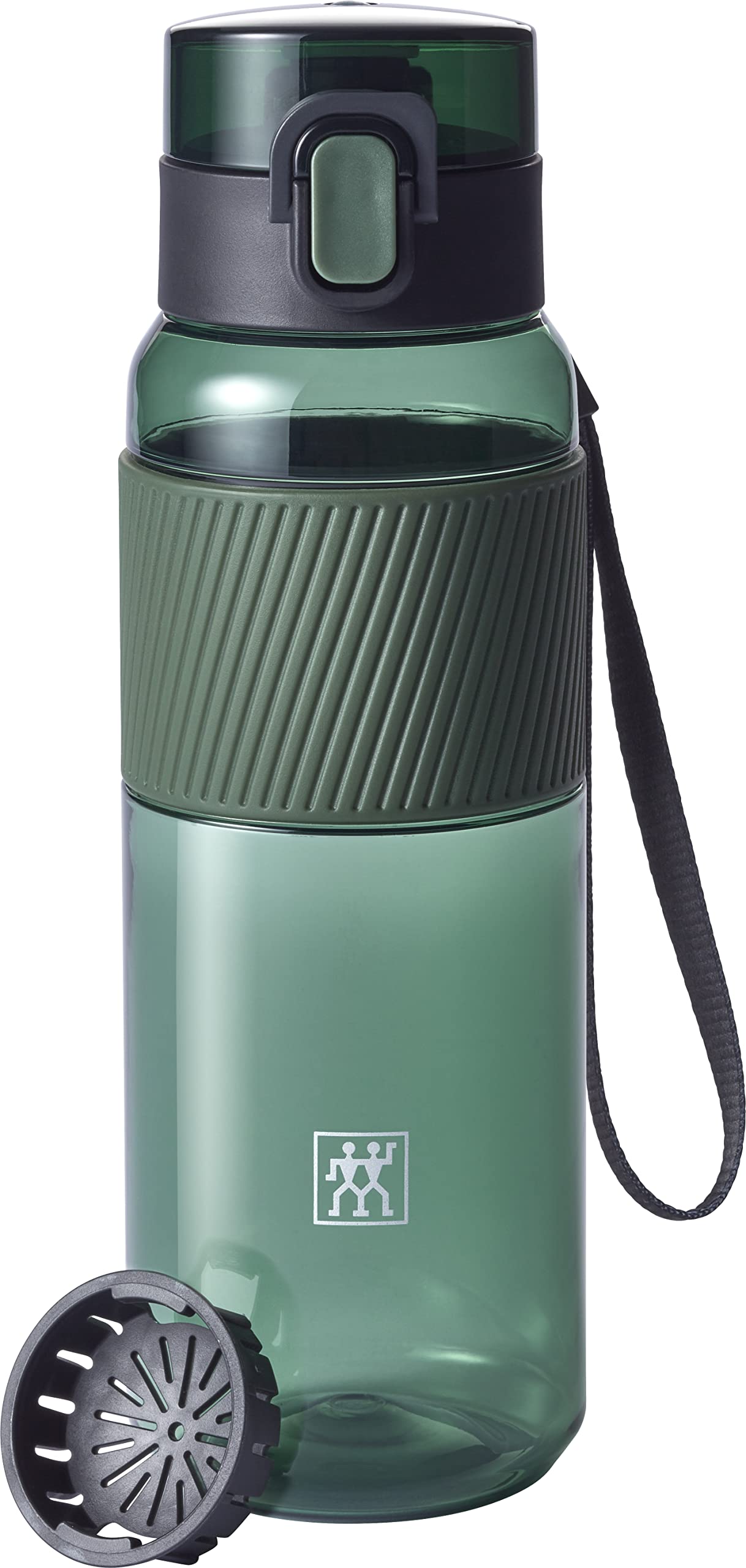 ZWILLING Borraccia senza BPA per fitness e ufficio, in tritan, verde scuro, 680 ml
