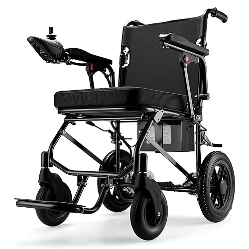 Electric Wheelchair for Adults, Motorized Wheelchair w/ 500W Brushless Motor, 350 LBS Capacity, 12 Miles Travel Range, Electric Wheelchairs for Seniors