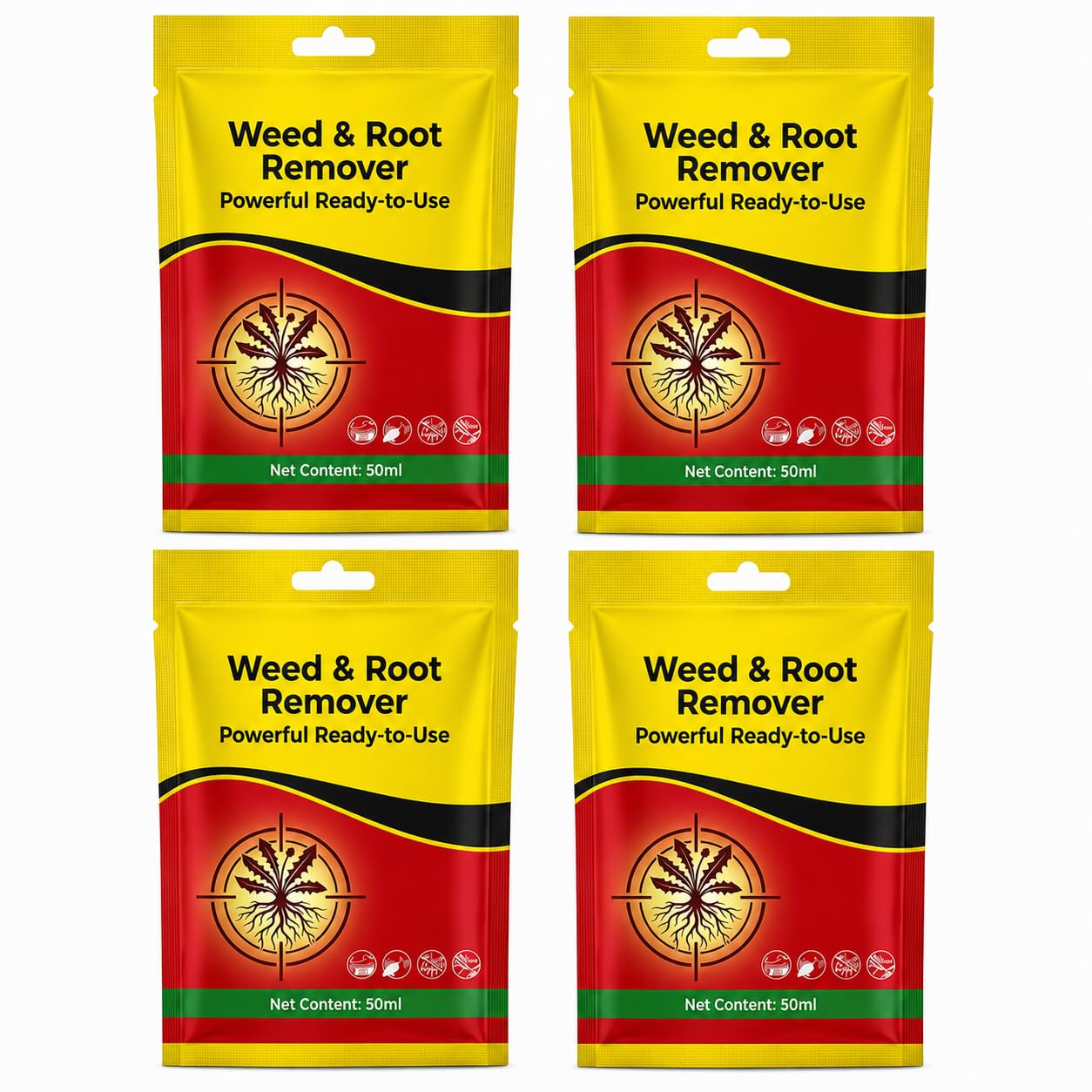 Weed and Root Remover 100G Ready to Use | Fast Acting Deep Penetrating Formula | Removes Weeds from Root for Garden, Lawn, Driveways, Pathways & Outdoor Areas (Pack Of 04)-image-33