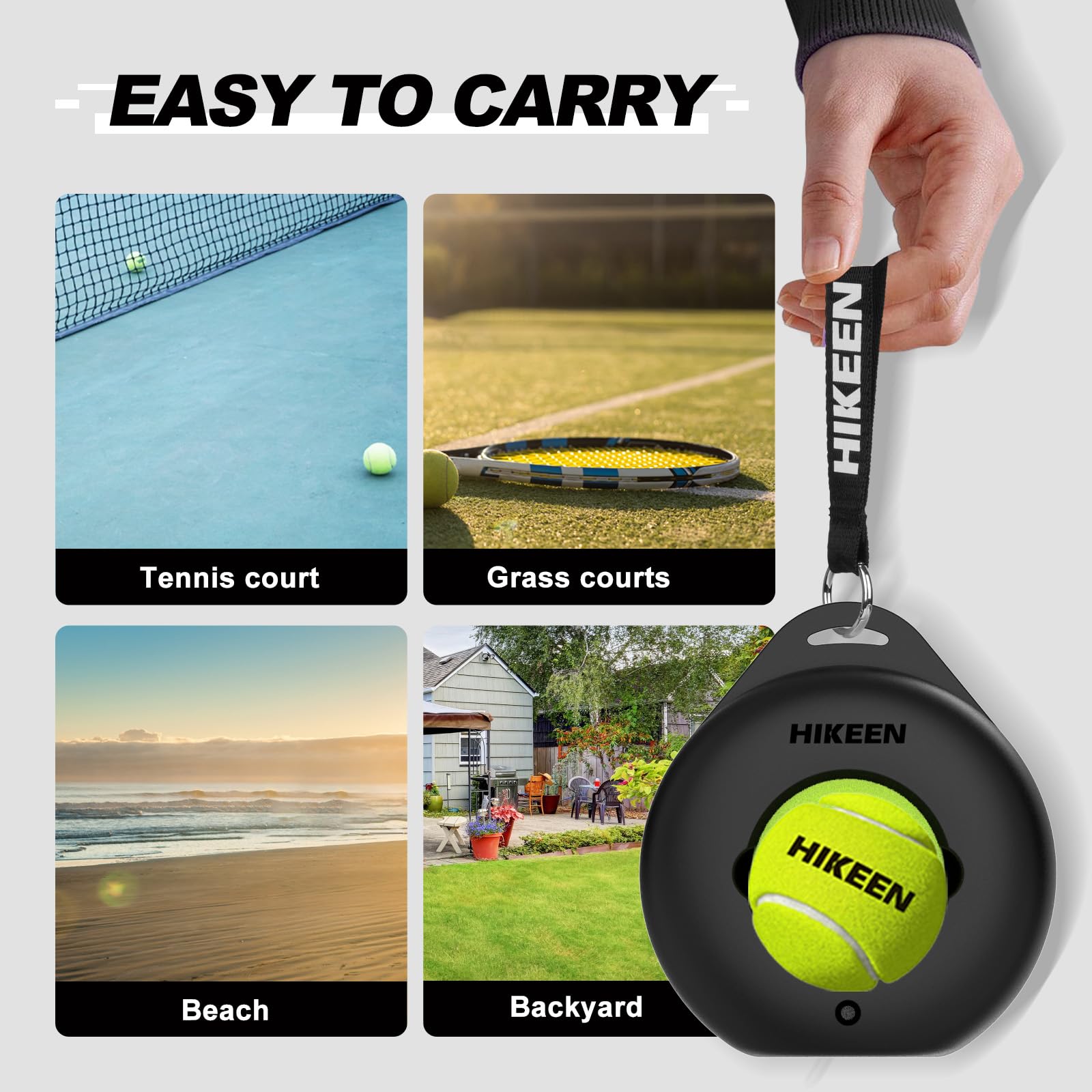 Base de entrenamiento de pelota de tenis de alta calidad, equipo de entrenamient