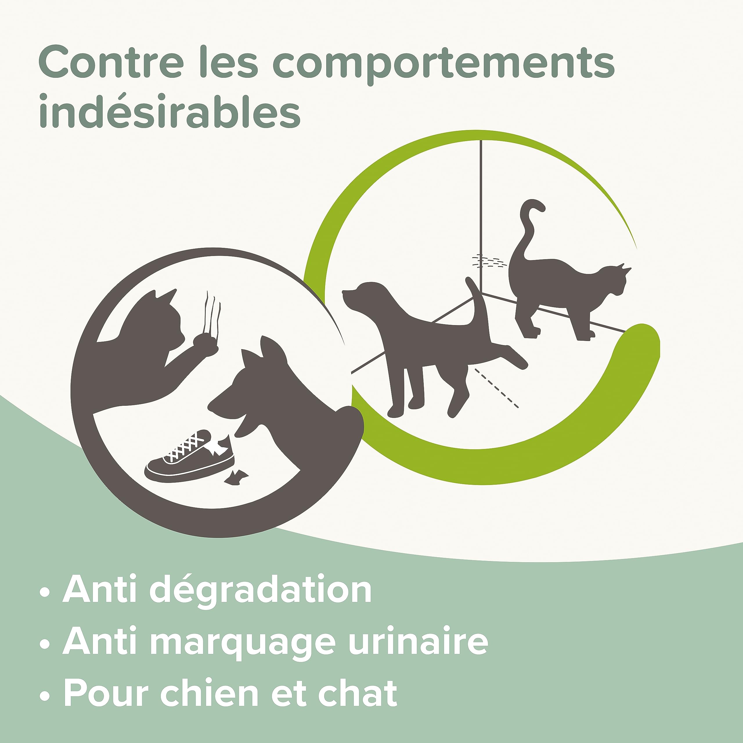 Beaphar – Spray Dissuasif pour Chien et Chat – Anti-dégradations & Anti-marquage urinaire – Protège Votre Intérieur & Votre Extérieur – Contient des Ingrédients Bio – Fabriqué en France – 250ml