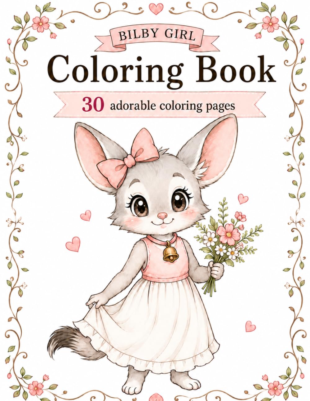 Bilby Girl Coloring Book: 30 Adorable Coloring Pages with Cute and Cozy Animal Adventures (Bilby Girl Coloring Book Series)