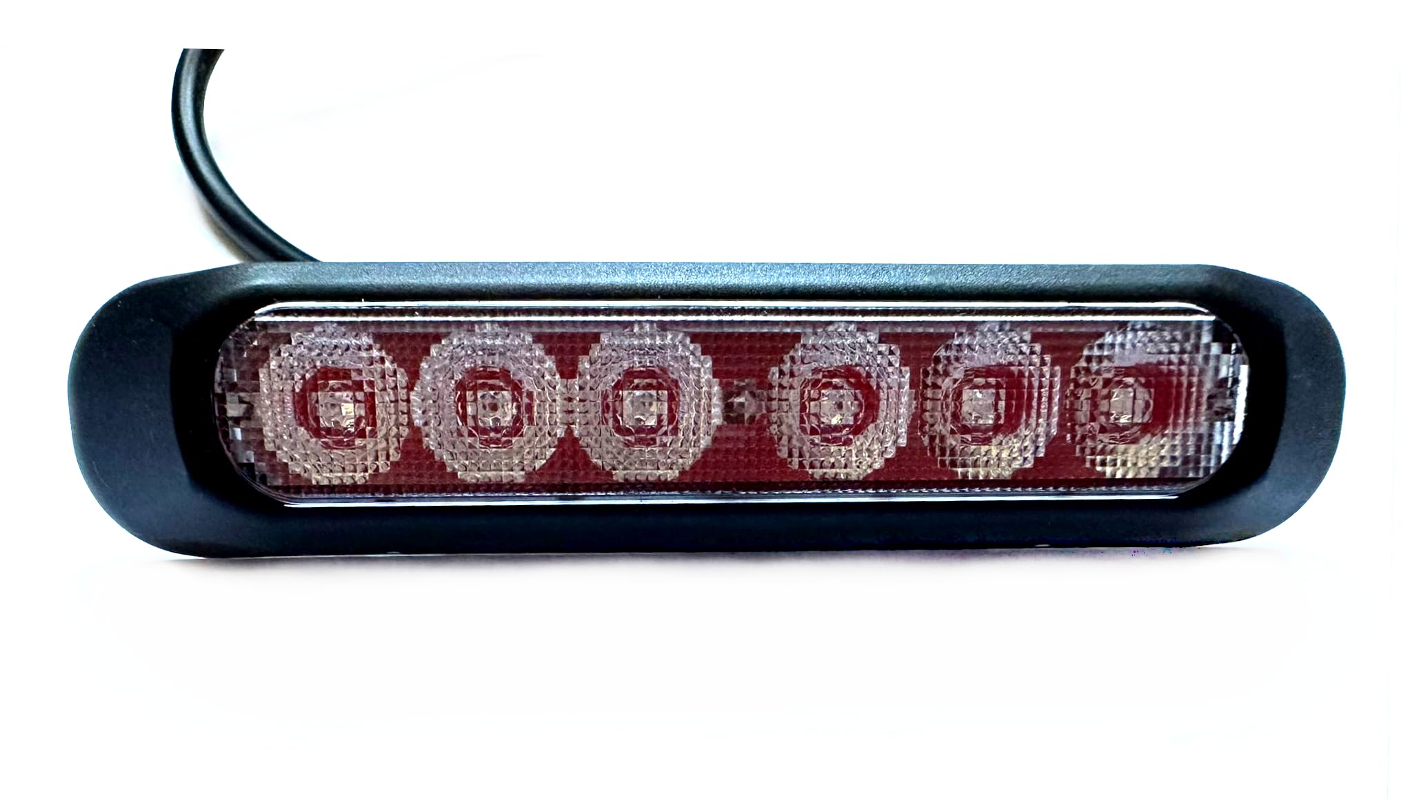 Universal LED Leuchten Set 12V/24V für Anhänger, LKW & PKW - Kompakte Rückleuchten, Frontleuchten, Blinker, Bremslicht, Rückfahrscheinwerfer - E9-Zulassung (2x Nebelschlussleuchte)