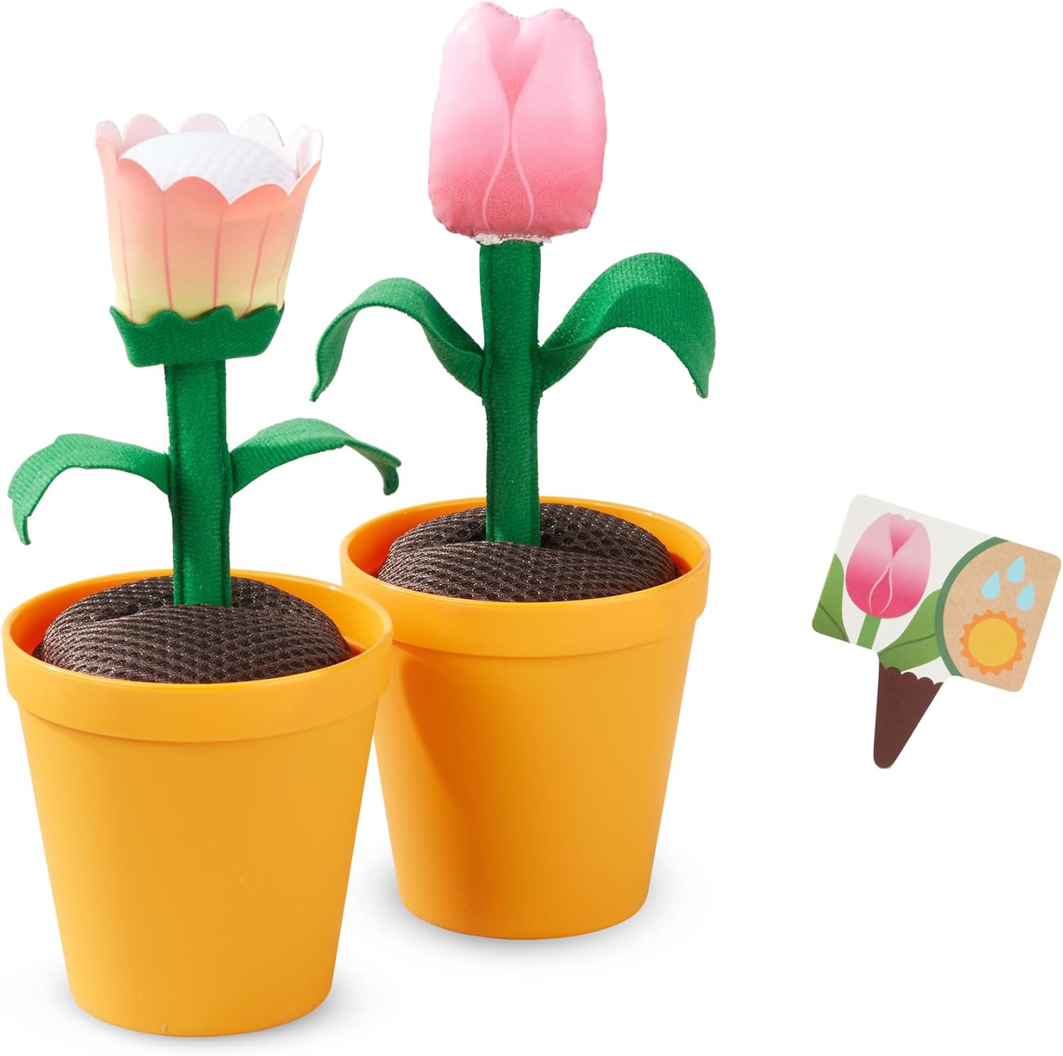 Melissa & Doug Let’s Explore Flower Gardening Play Set with Color-Changing Flowers (16 Pieces)