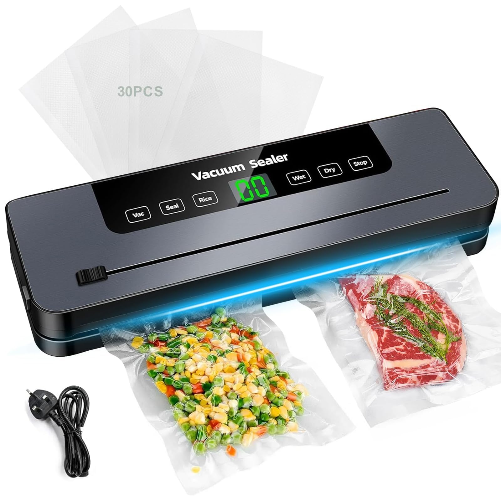 Vacuum Sealer For Food 6-in-1 Food Vacuum Sealer Machine