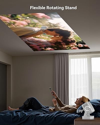 Miniatura 9 de Proyector 4K con WiFi y Bluetooth, 2000 proyectores ANSI para exteriores con más de 10,000 aplicaciones integradas, proyector inteligente bnoe