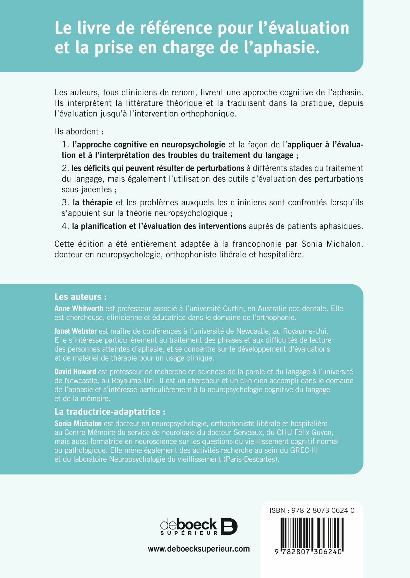 Évaluation et traitement de l'aphasie