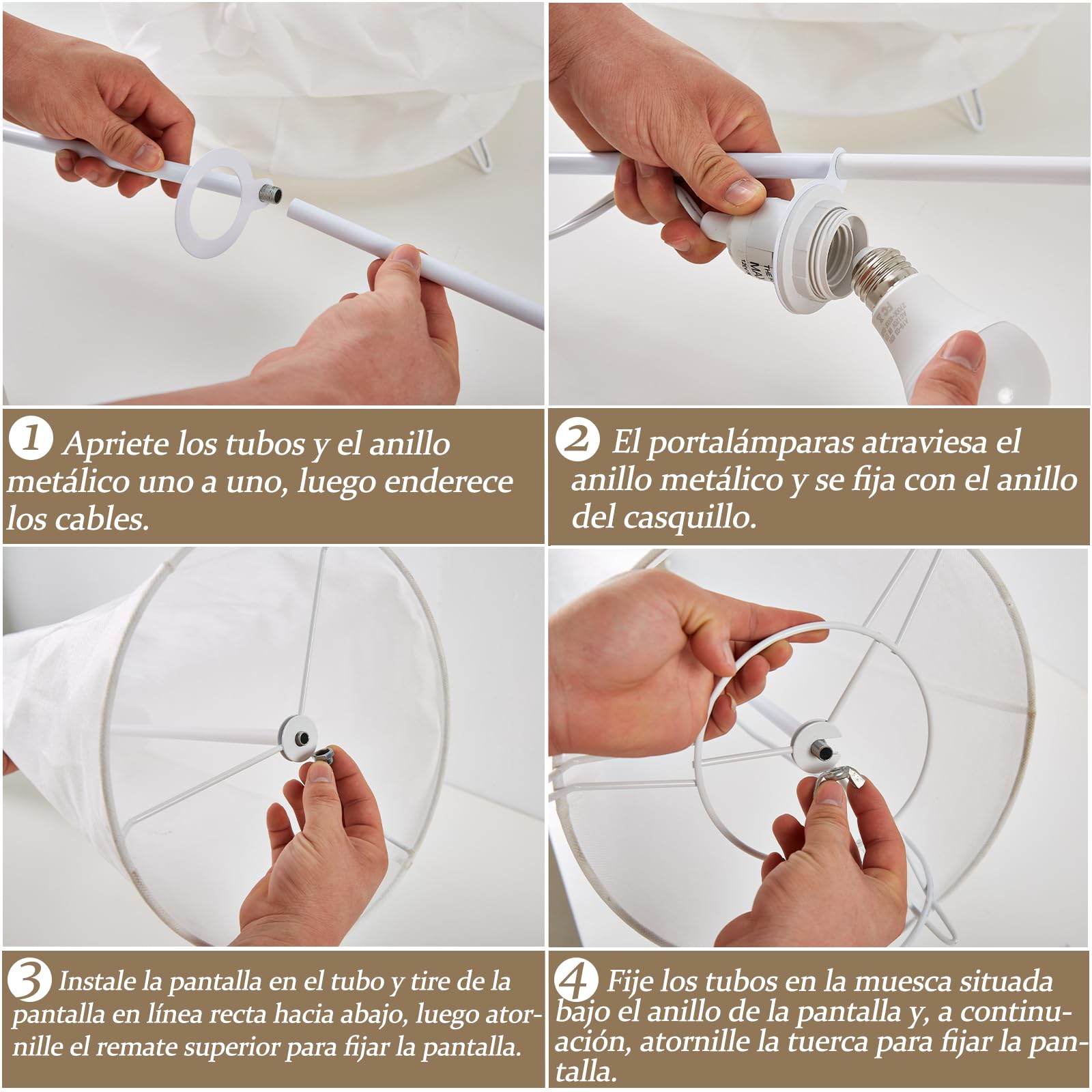 GyroVu Lámpara de Pie de 46" para Sala de Estar
