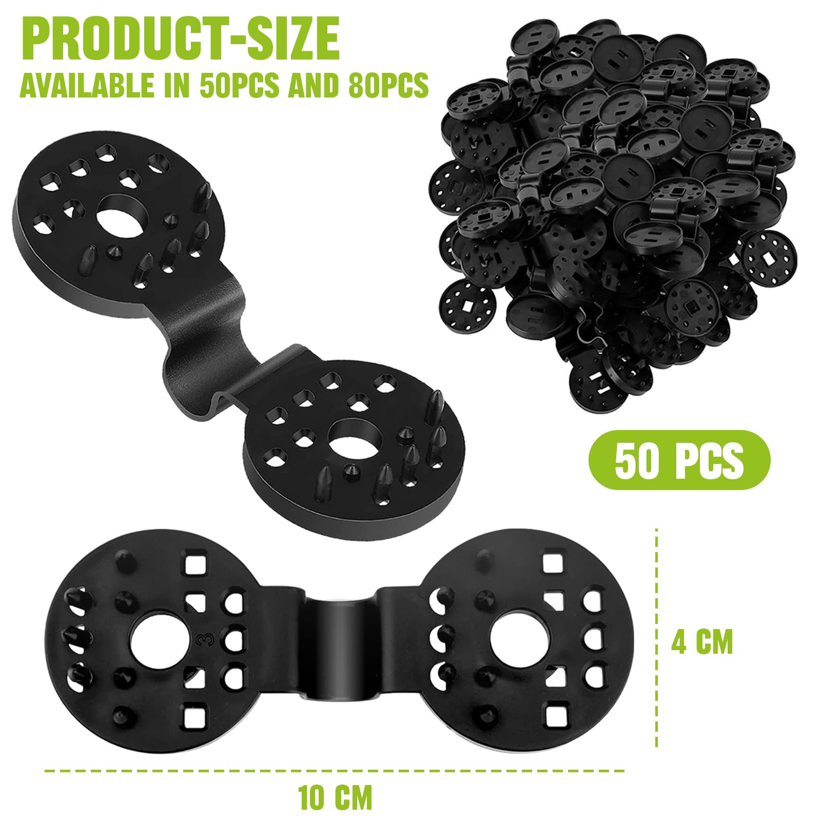 120pcs Clips pour Toile d'ombrage Haute Qualité Clips Plastique pour Toile D 'ombrage Clips Spécial avec Œillet pour Filet D'ombrage adapté Tissu d'ombrage Filet Anti-Oiseaux Filet de jardi 120pcs Clips pour Toile d'ombrage Haute Qualité Clips Plastique pour Toile D 'ombrage Clips Spécial avec Œillet pour Filet D'ombrage adapté Tissu d'ombrage Filet Anti-Oiseaux Filet de jardi