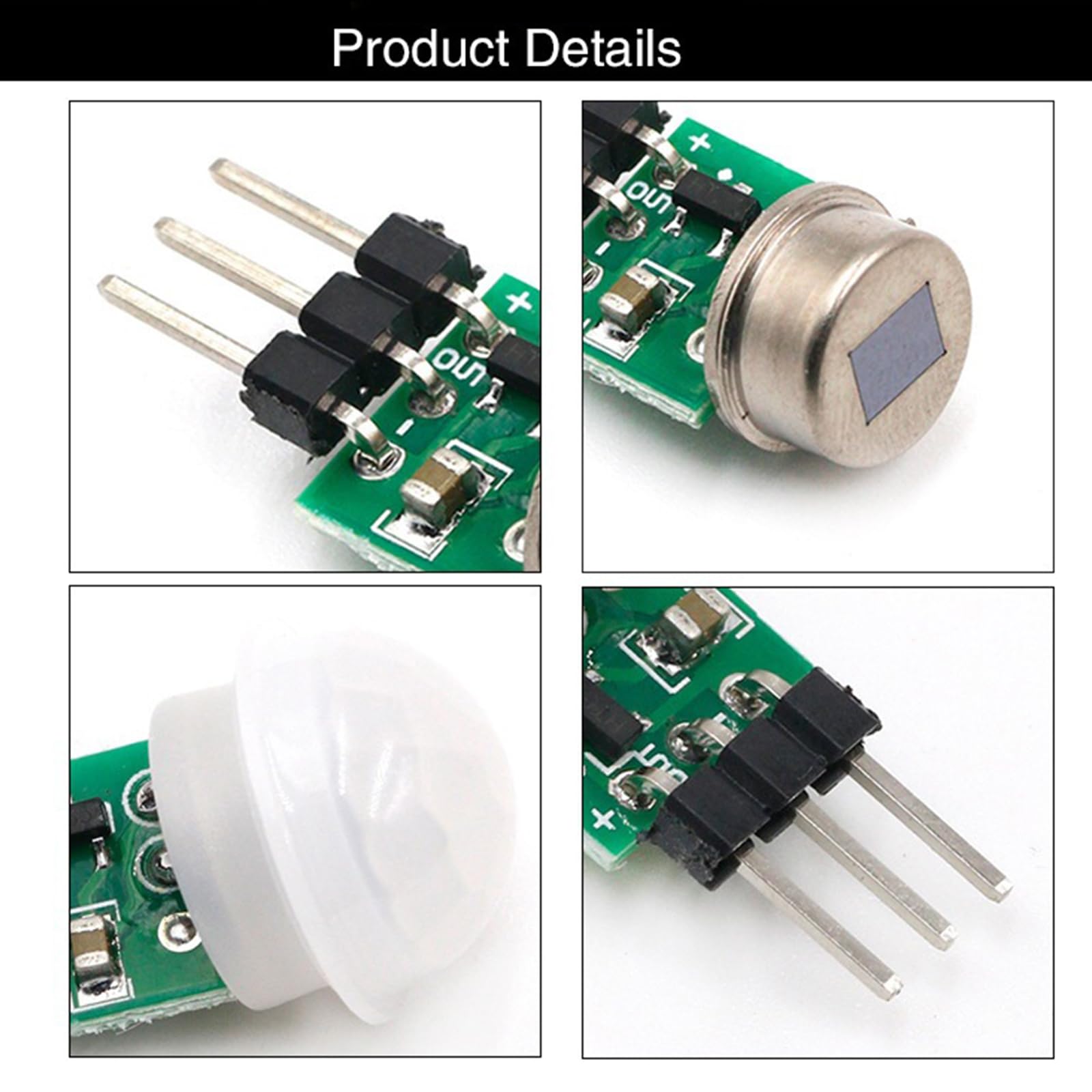 Miniature Infrare Motion Sensors Module Pyroelectric PIR Human Sensors Module for Home Automation and Security Systems