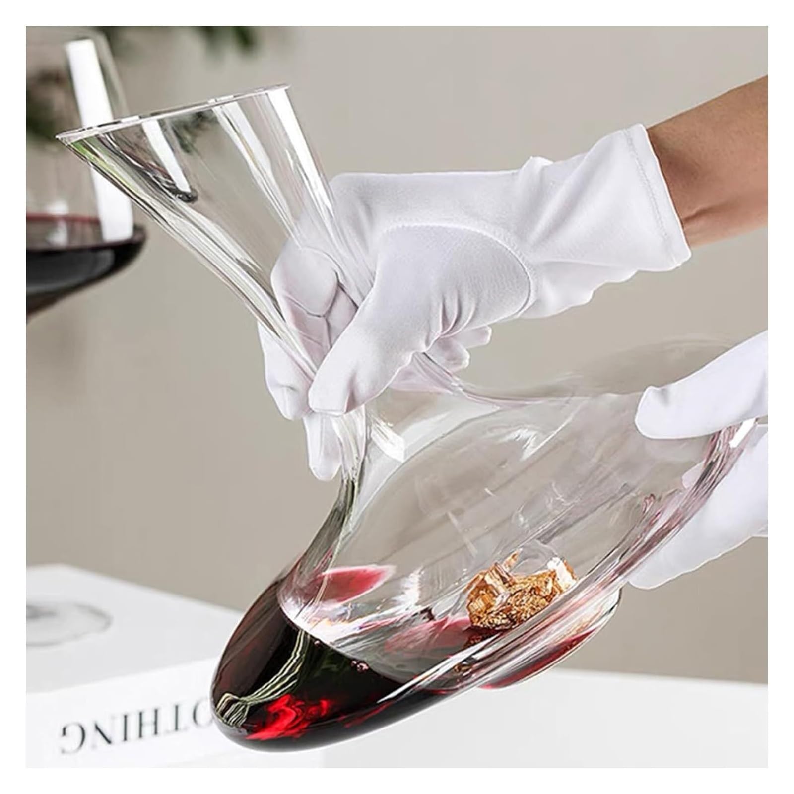 Carafe de décanteur de vin cadeau de luxe en cristal pour les amateurs d'œnologie