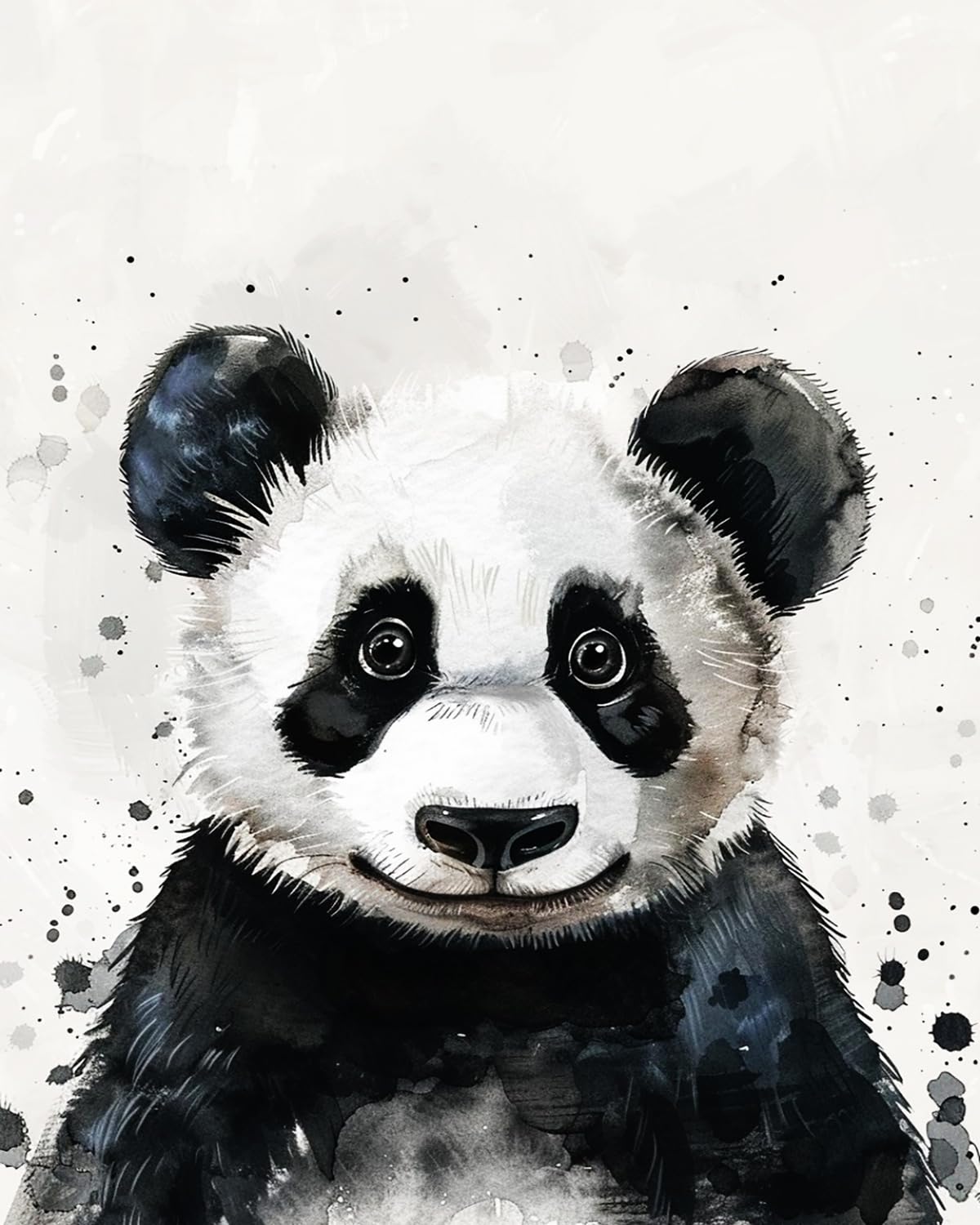 LIUBAISHI Paint by Numbers for Adults – 16"x20" | DIY Wall Art Decor Kit, Relaxing Hobby Set, Complete Painting Kit with Acrylic Paints and Brushes-Ink Panda