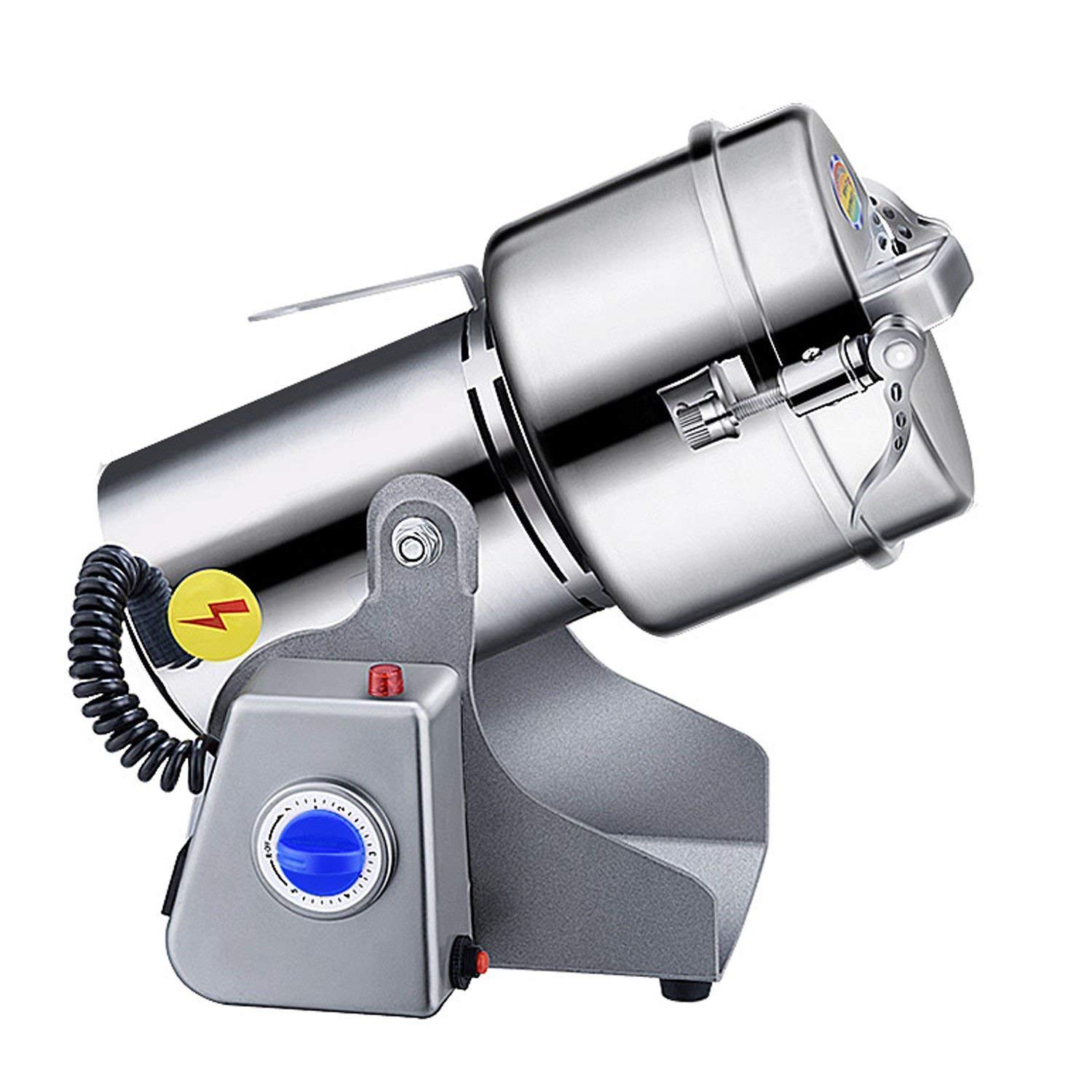 Electric High Performance Grain Mill Swing Type 220V 2000G Large-Scale Stainless Steel Grain Grinder Cereal Mill Flour Powder Machine Herb Pulverizer Superfine Powder Machine