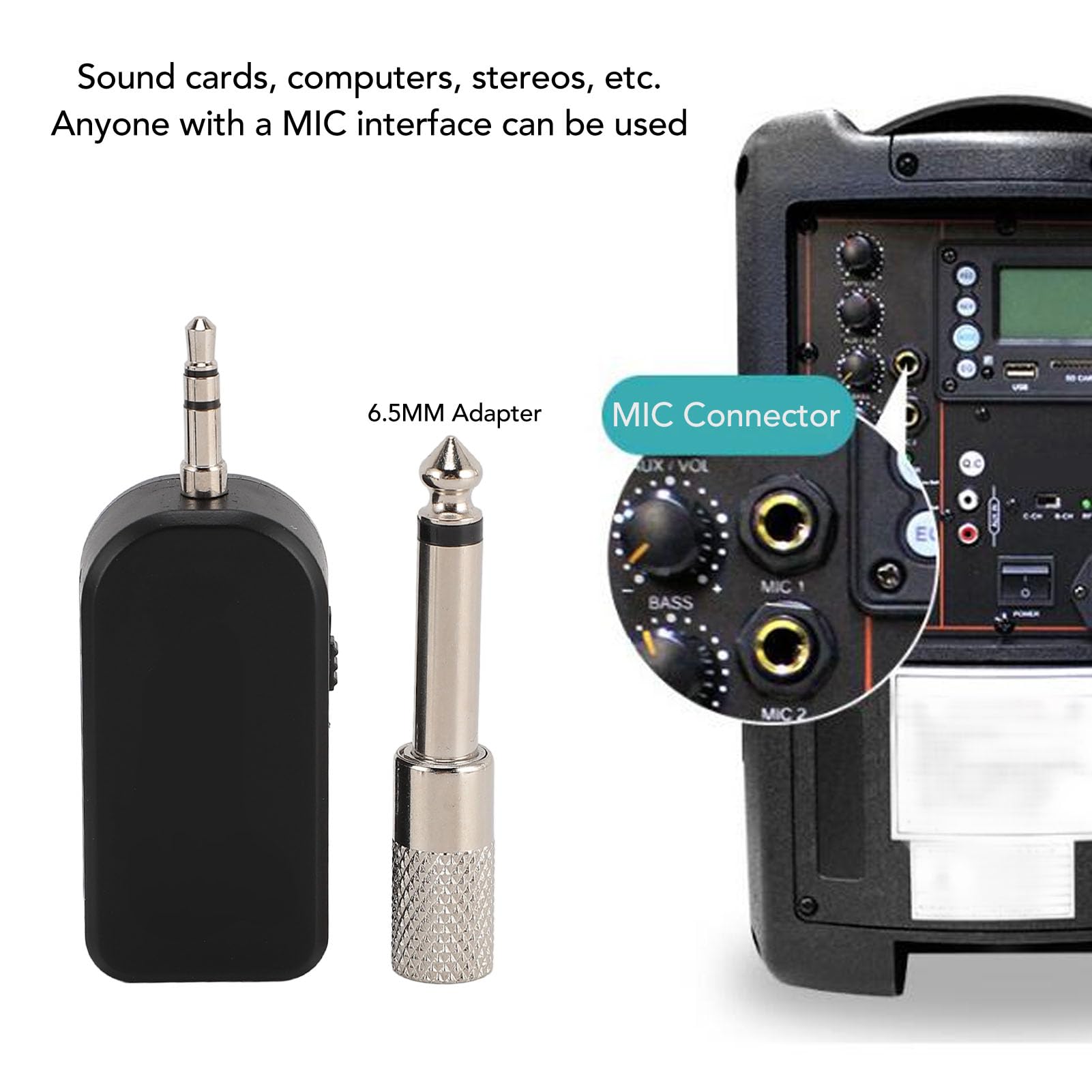 響さま専用 Amazon.co.jp: 2.4Gワイヤレス楽器マイク、360°回転コンデンサー