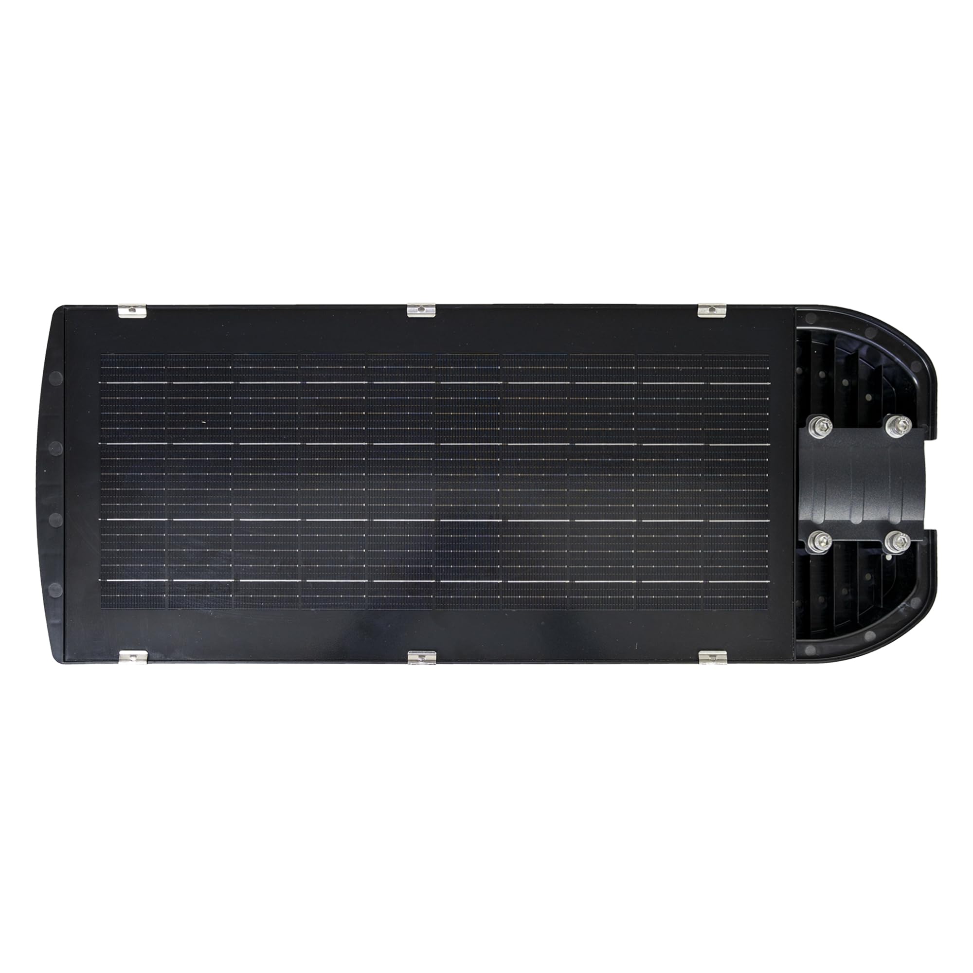 Lampa uliczna PNI SL130 300W z wbudowanym panelem słonecznym 20W, 6500K, 2900lm, 4 x wbudowany akumulator 20Ah, mikrofalowy czujnik ruchu