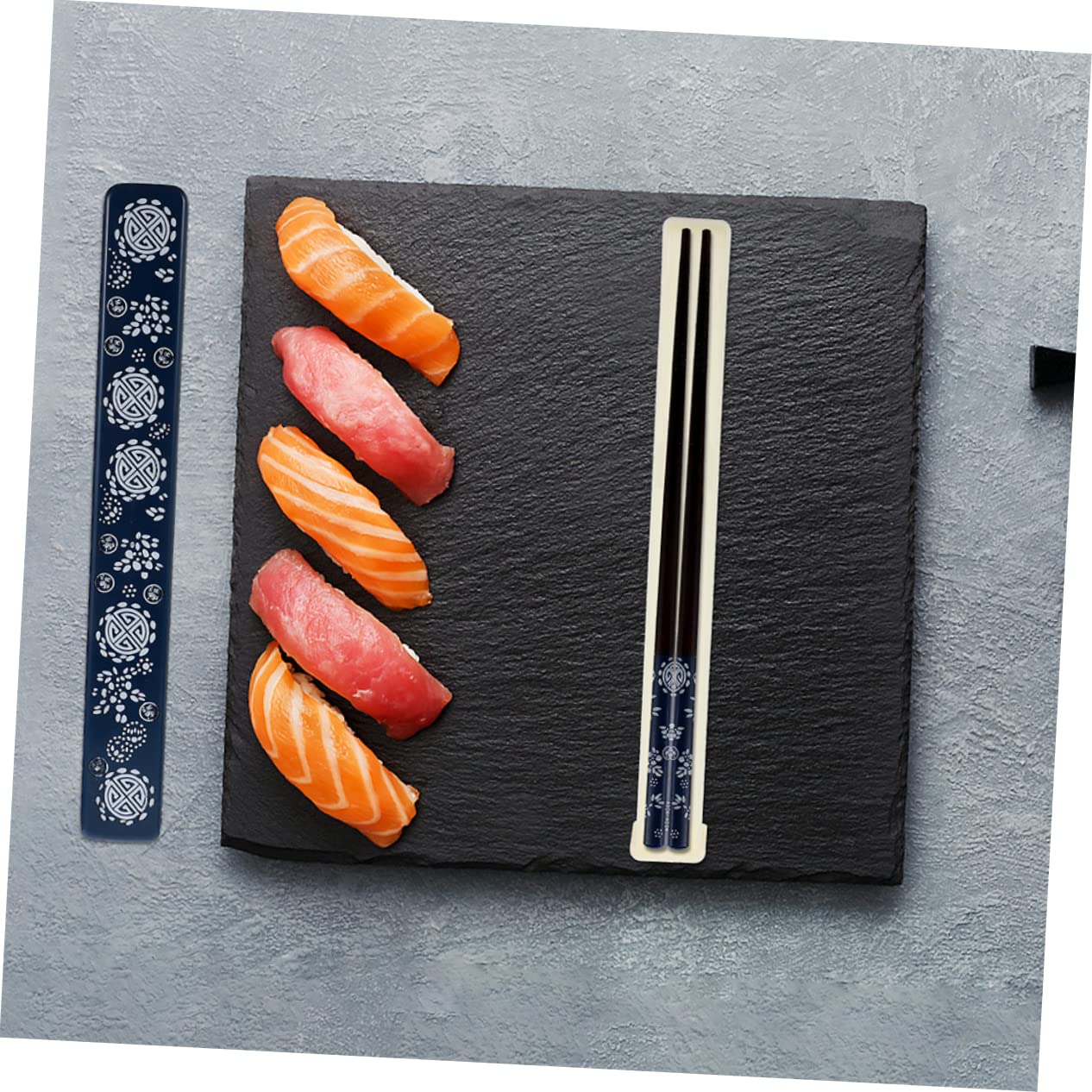 IMIKEYA 2ensembles Japonaises Antidérapantes Avec Boîte De Rangement Pratique Couverts Pour Sushi Cuisine Et Dîner