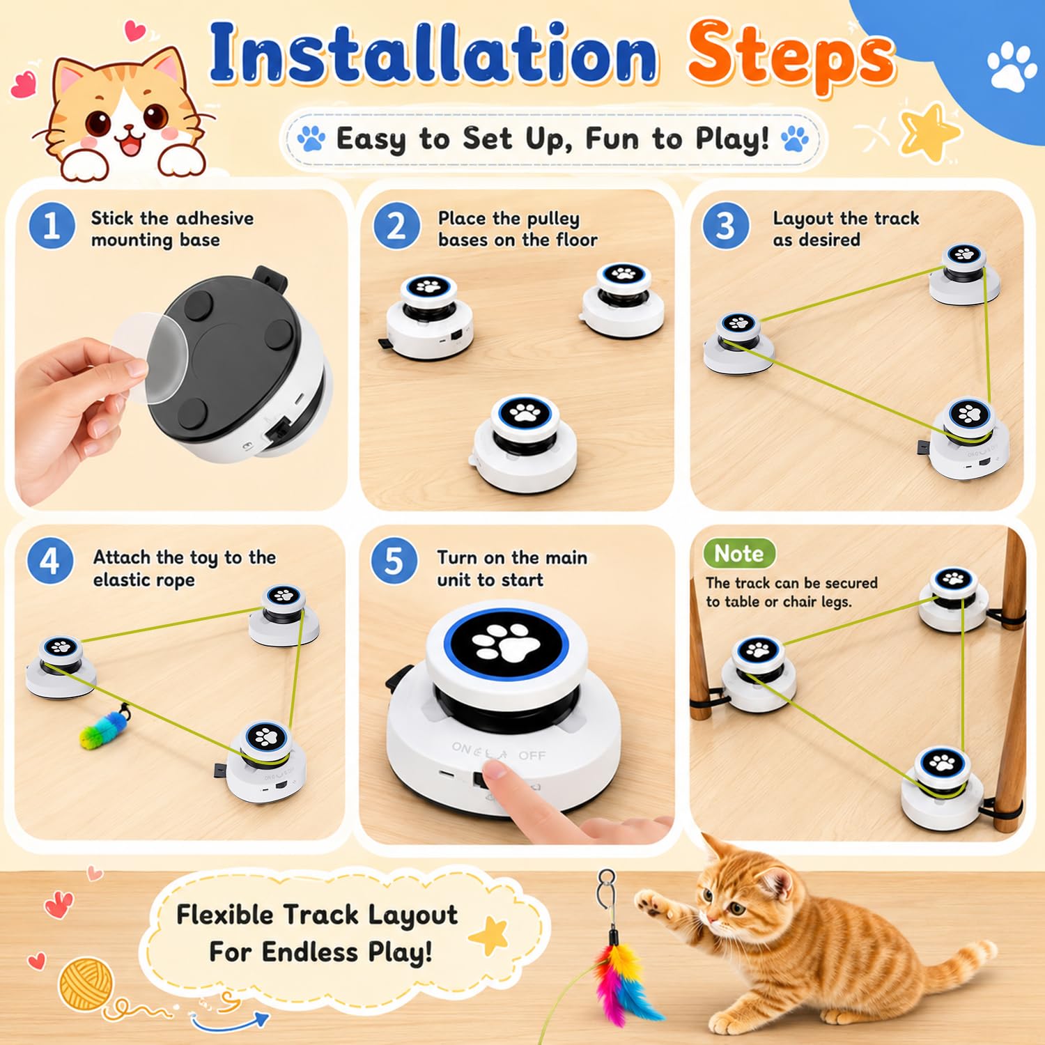 Juguetes Interactivos para Gatos con Control Remoto,Recargable | Auto/Manual,Timer,Silencioso,Katzenspielzeug für den Innenbereich,Fangspielele&Bewegung Einstellbare Geschwindigkeit -Weiß