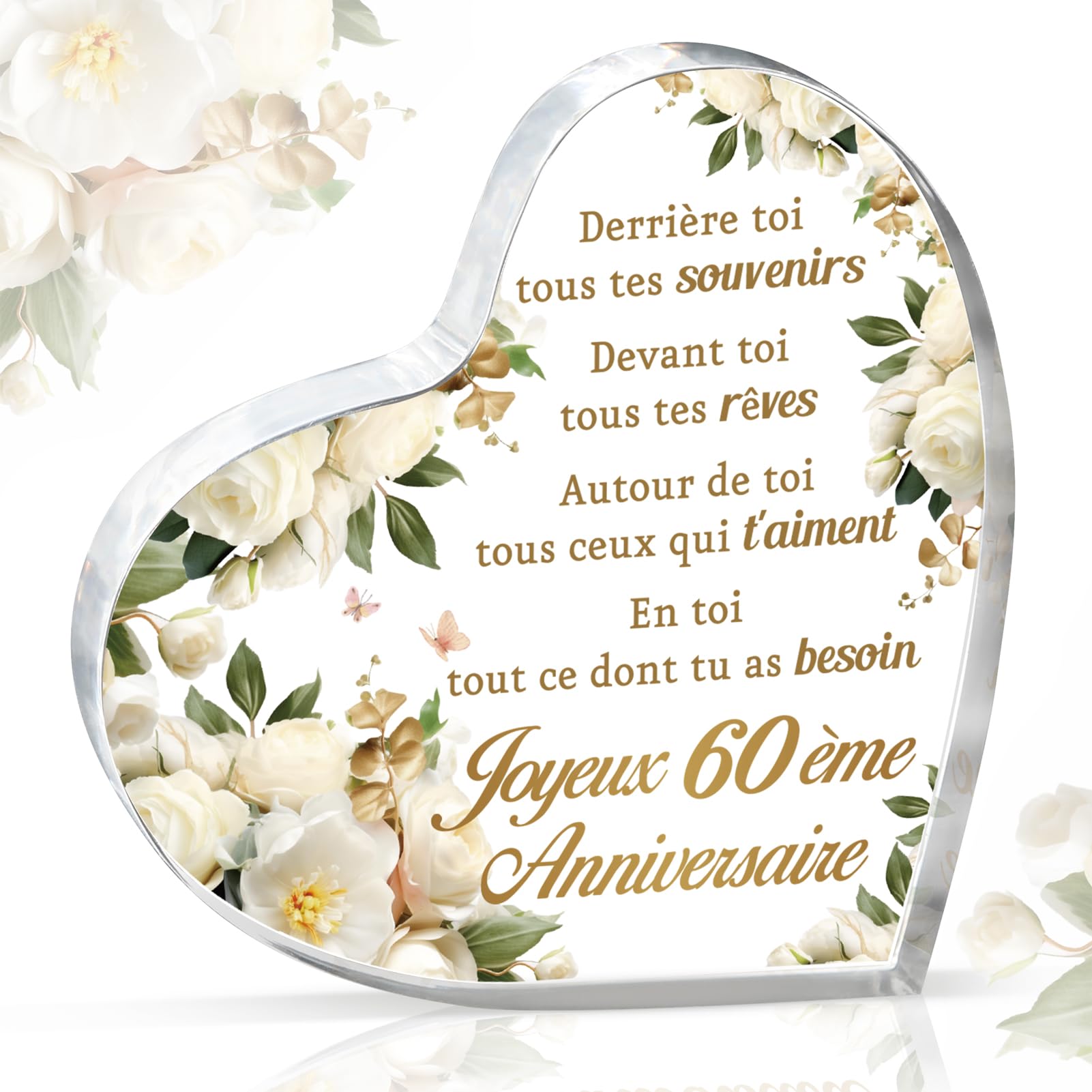 Giftasy 60 Ans Anniversaire Femme, Cadeau Anniversaire Femme 60 Ans ...