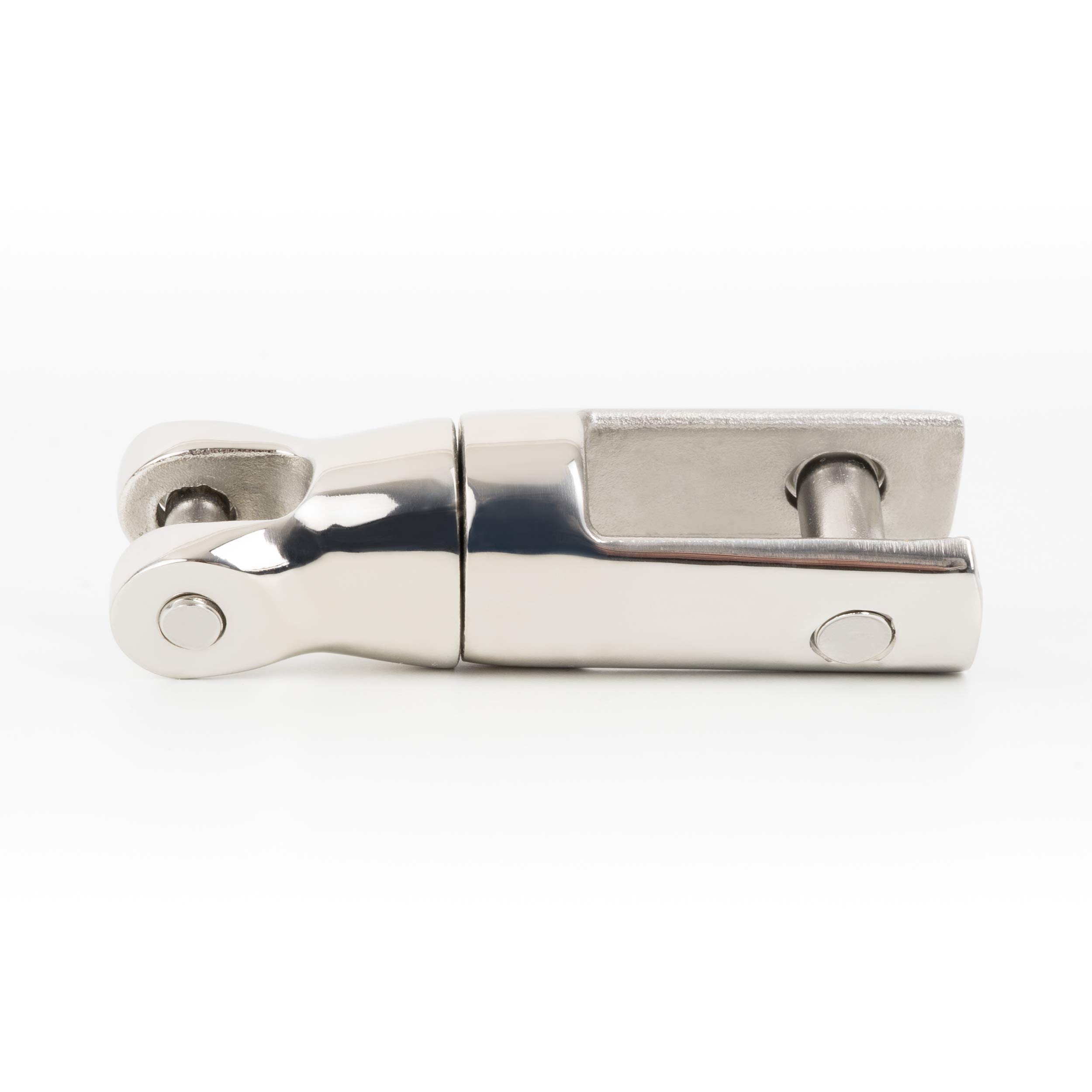 Edelstahl Ankerwirbel Ankerverbinder 6mm bis 8mm | INOX 316, Asis 316, Nirosta | zweiteilig mit Drehgelenk zum Verbinden von Anker und Ankerkette