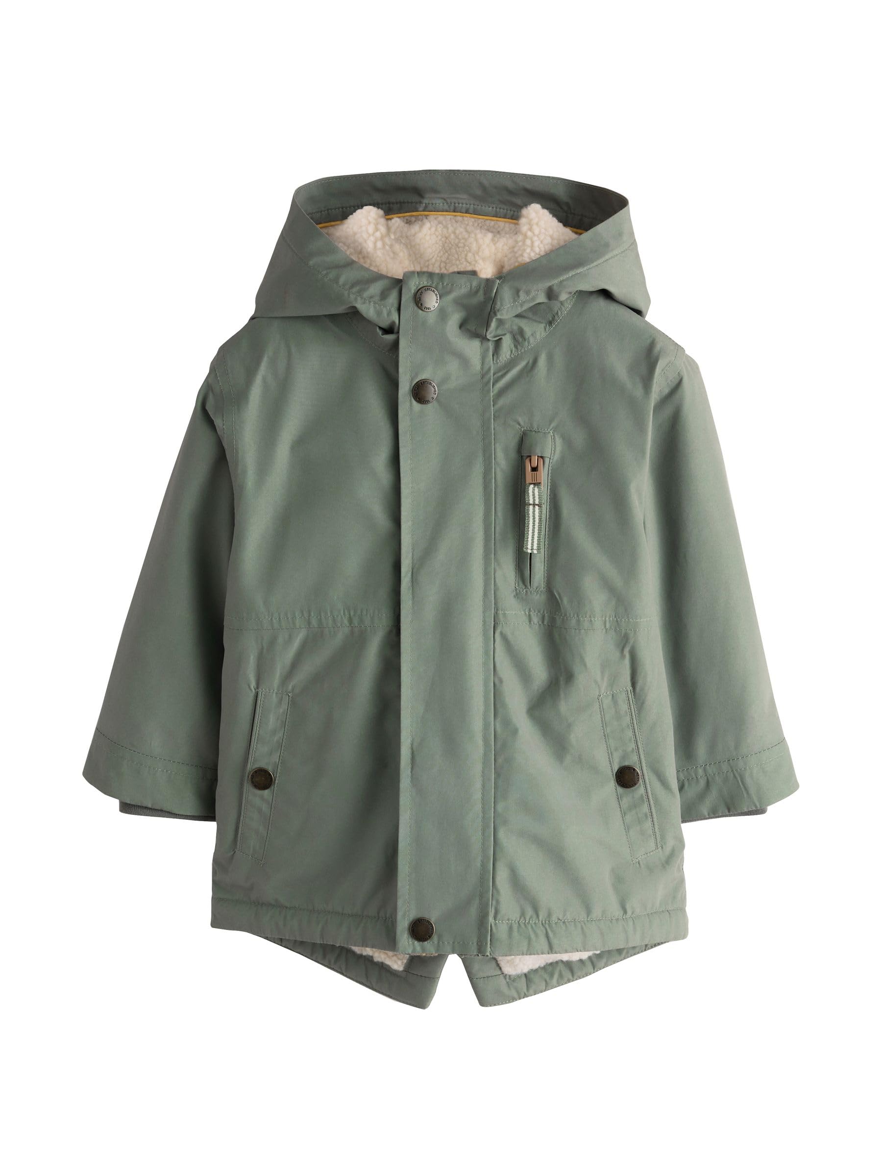 NEXT Jungen Wasserdichter Parka mit Borgfutter