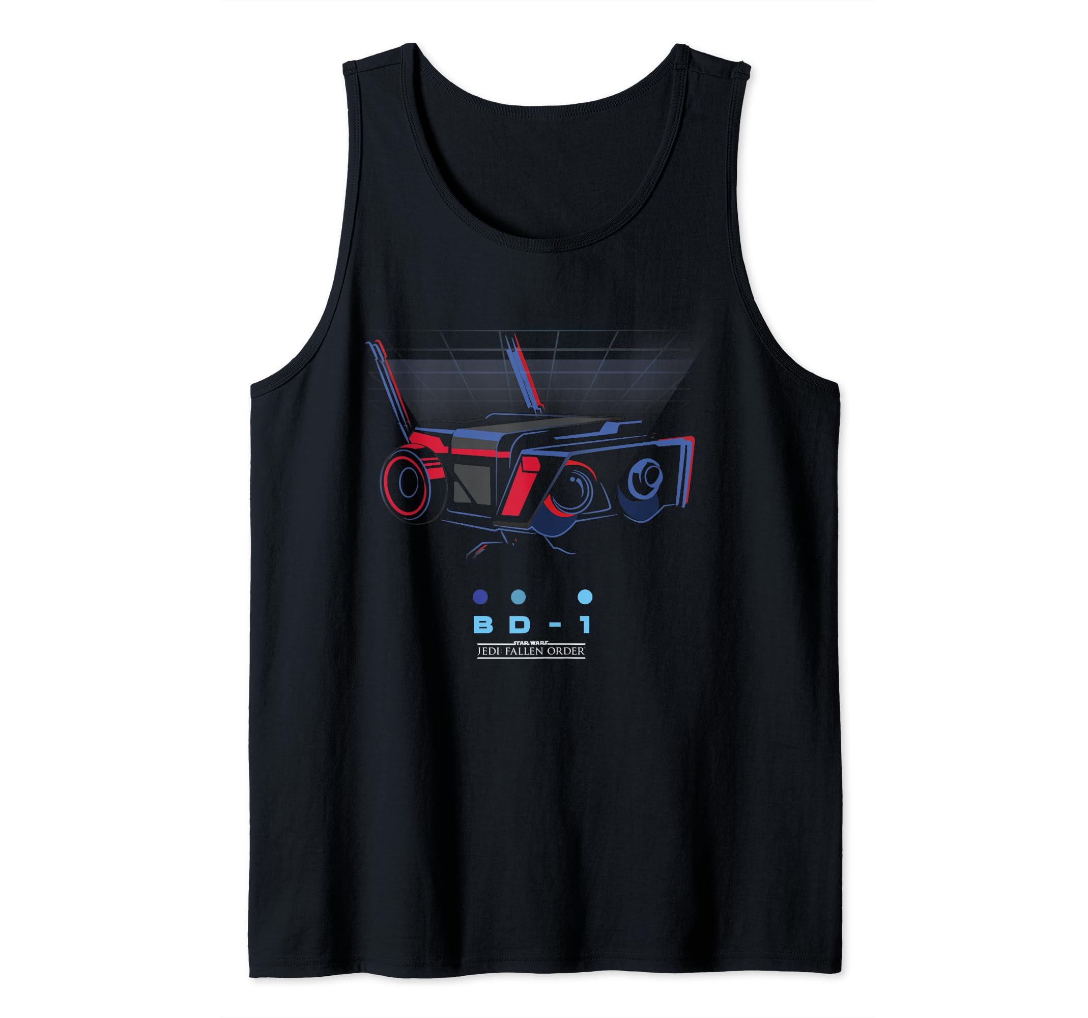 Star Wars Jedi: Fallen Order Retro BD-1 Droid Tank Top, Black