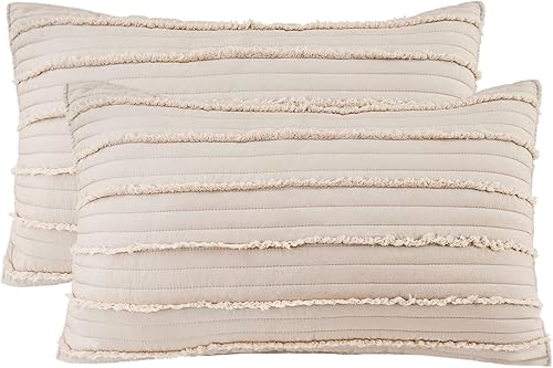 BOSOWOS Juego de 2 fundas de almohada de tamaño Queen, ultra suaves y transpirables de 20 x 30 pulgadas, cierre de sobre, fundas de almohada de