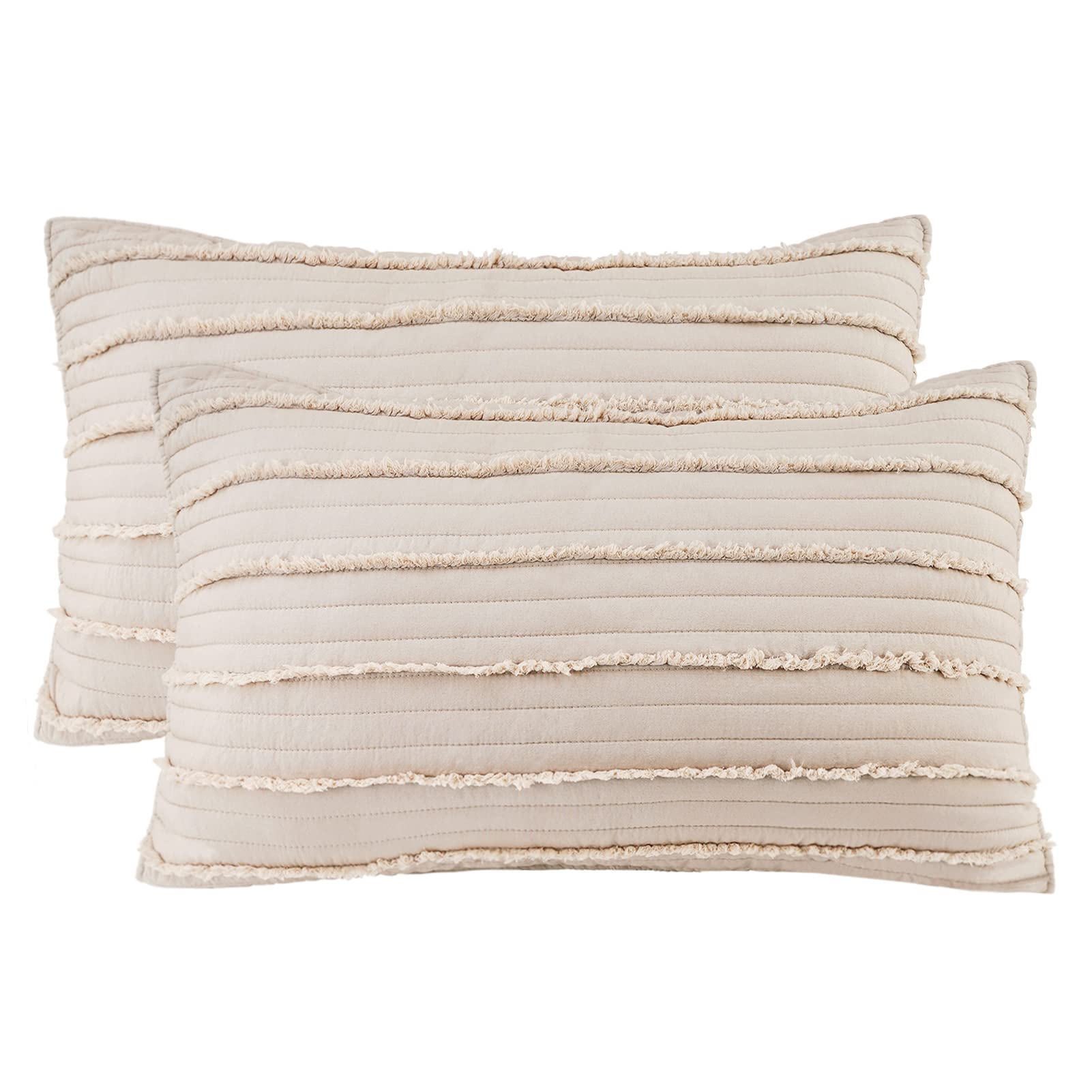 BOSOWOS - Juego De 2 Fundas De Almohada Tamaño Queen, Ultra