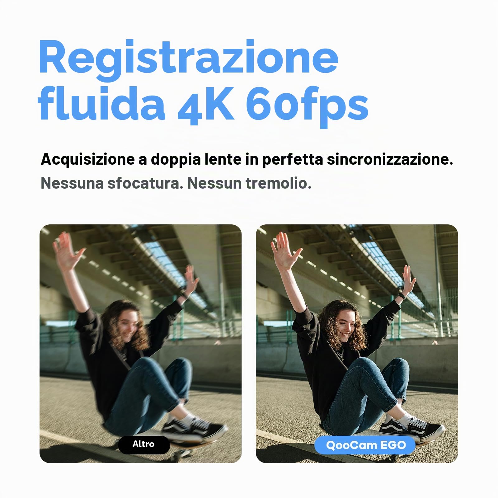 Kandao QooCam EGO 3D Macchina fotografica Nero