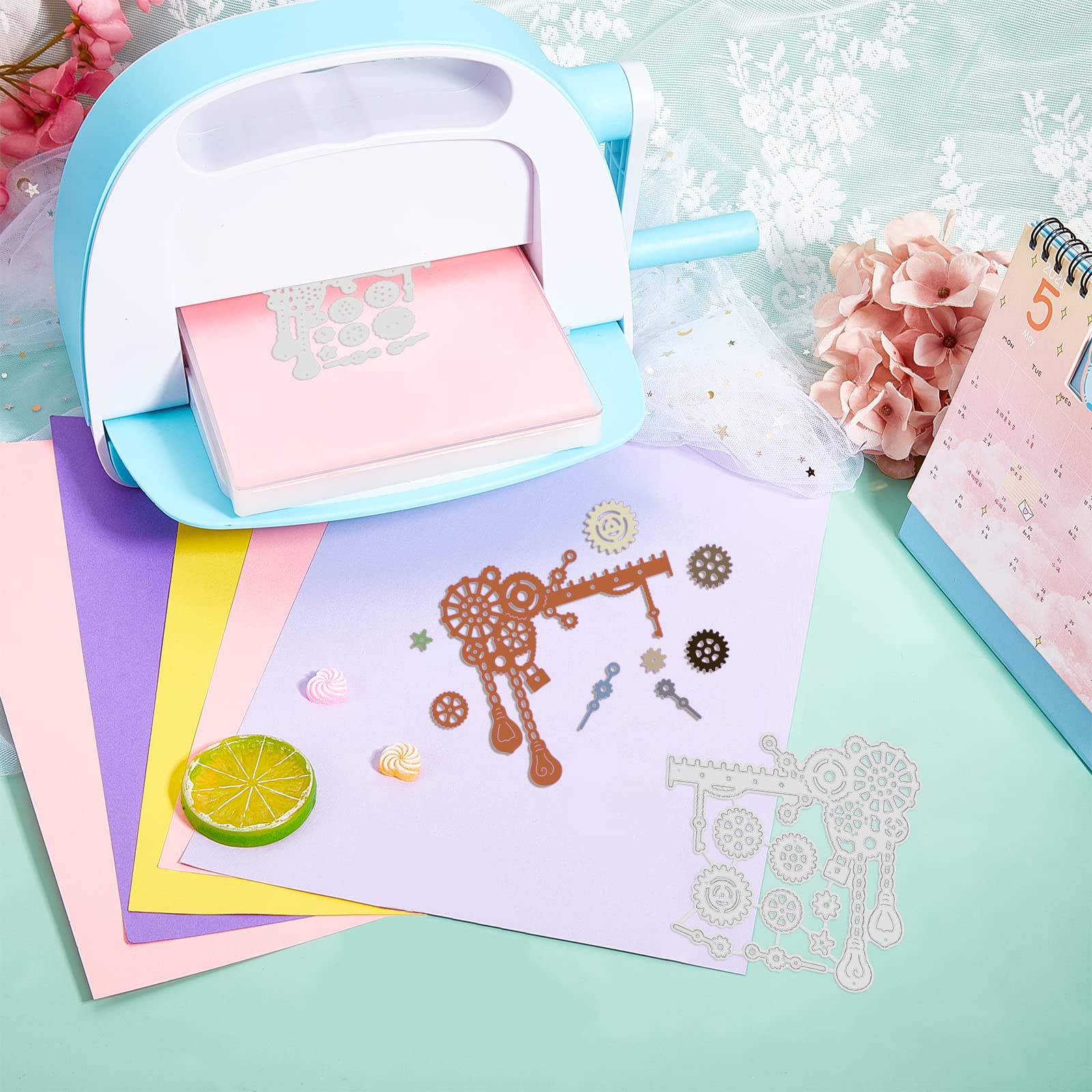 Matrices De Découpe Vintage Machine à écrire - DIY Scrapbooking Et Cartes