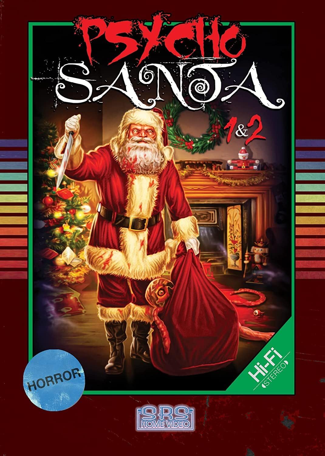Discos DVD Psycho Santa 1 & 2 para solucionar la falta de cine slasher raro en casa