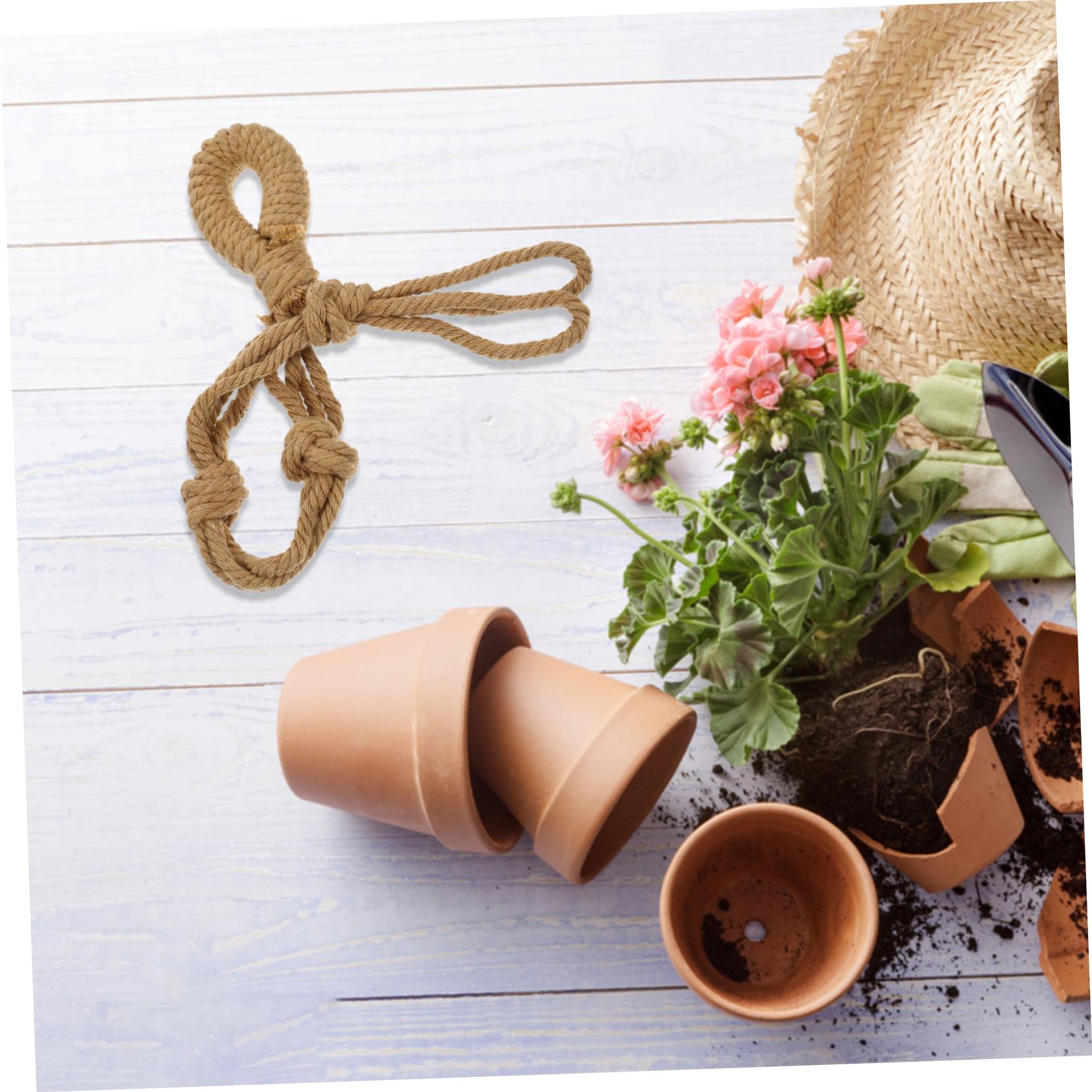 BESPORTBLE Lot De 5 Cintres en Macramé pour Plantes Suspendues Solides Et Faciles À Utiliser pour La Décoration 4 Pièces X 5