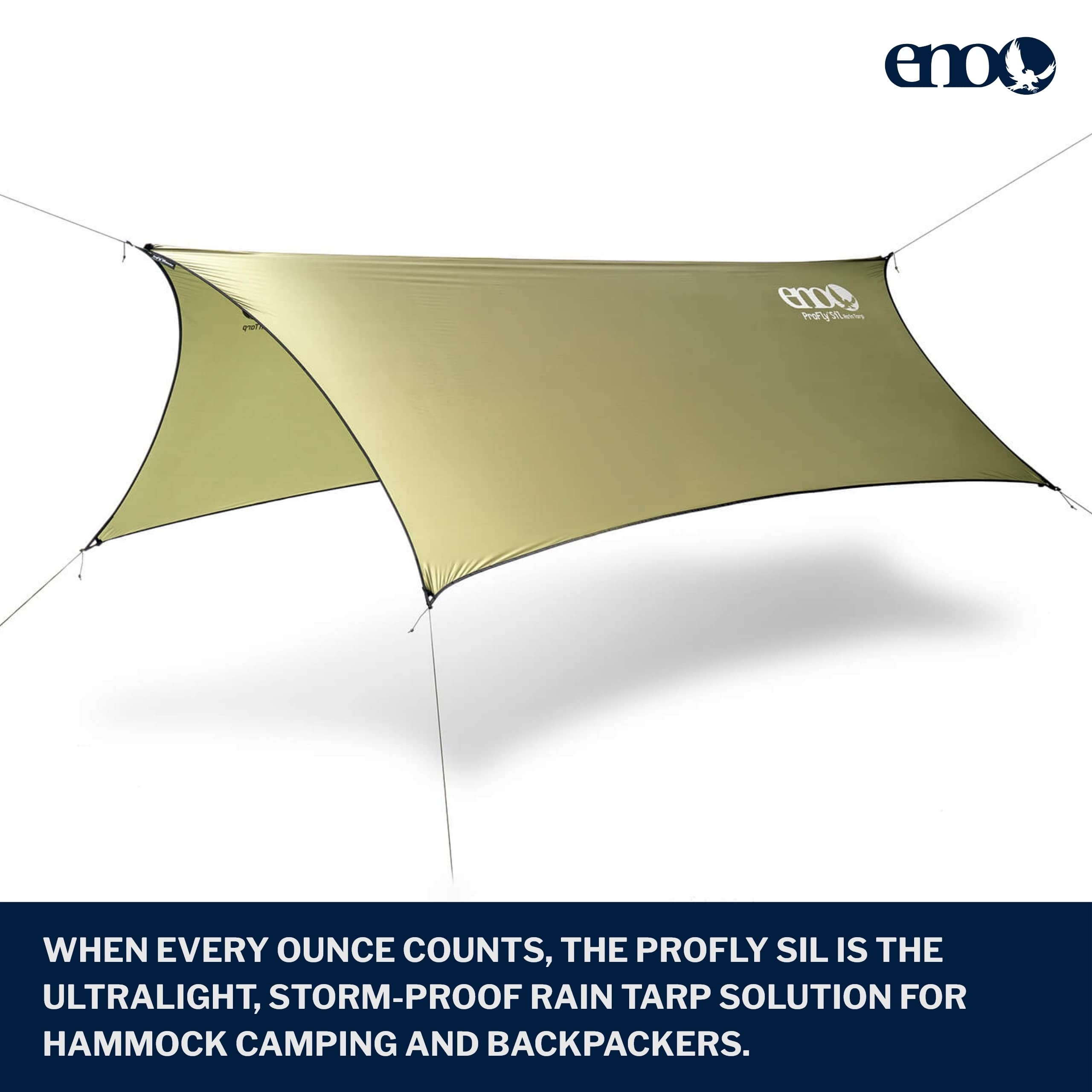 Amazon | (イノー)eno ProFly Sil Nylon Rain Tarp Lichen PFS002