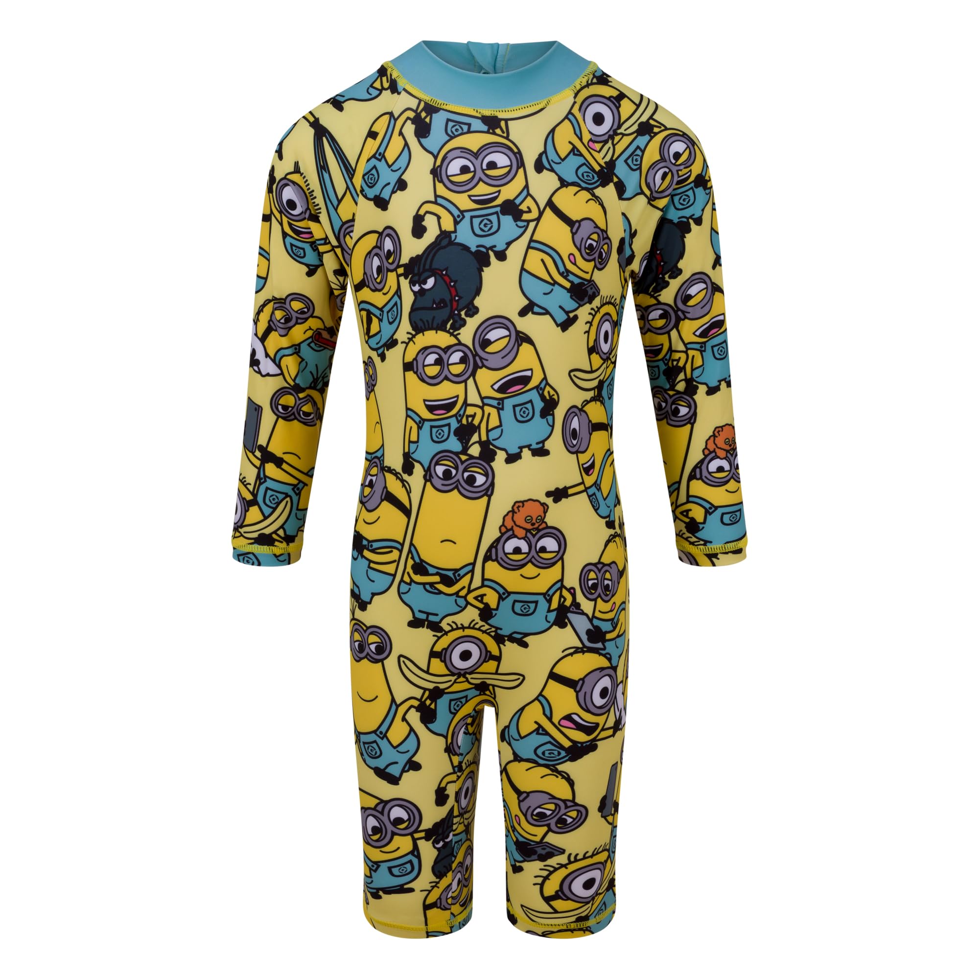 Minions GRU: Mi Villano Favorito/Despicable Me, Bañador de una Pieza para Niños, Amarillo