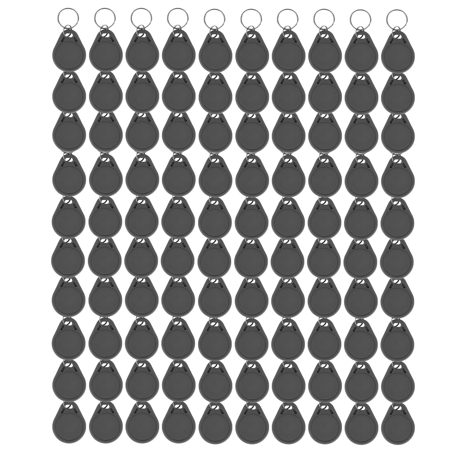 Resistente al Agua ABS 13.56MHz ISO14443 A MF Classic 1K NFC RFID Token Llavero Gris