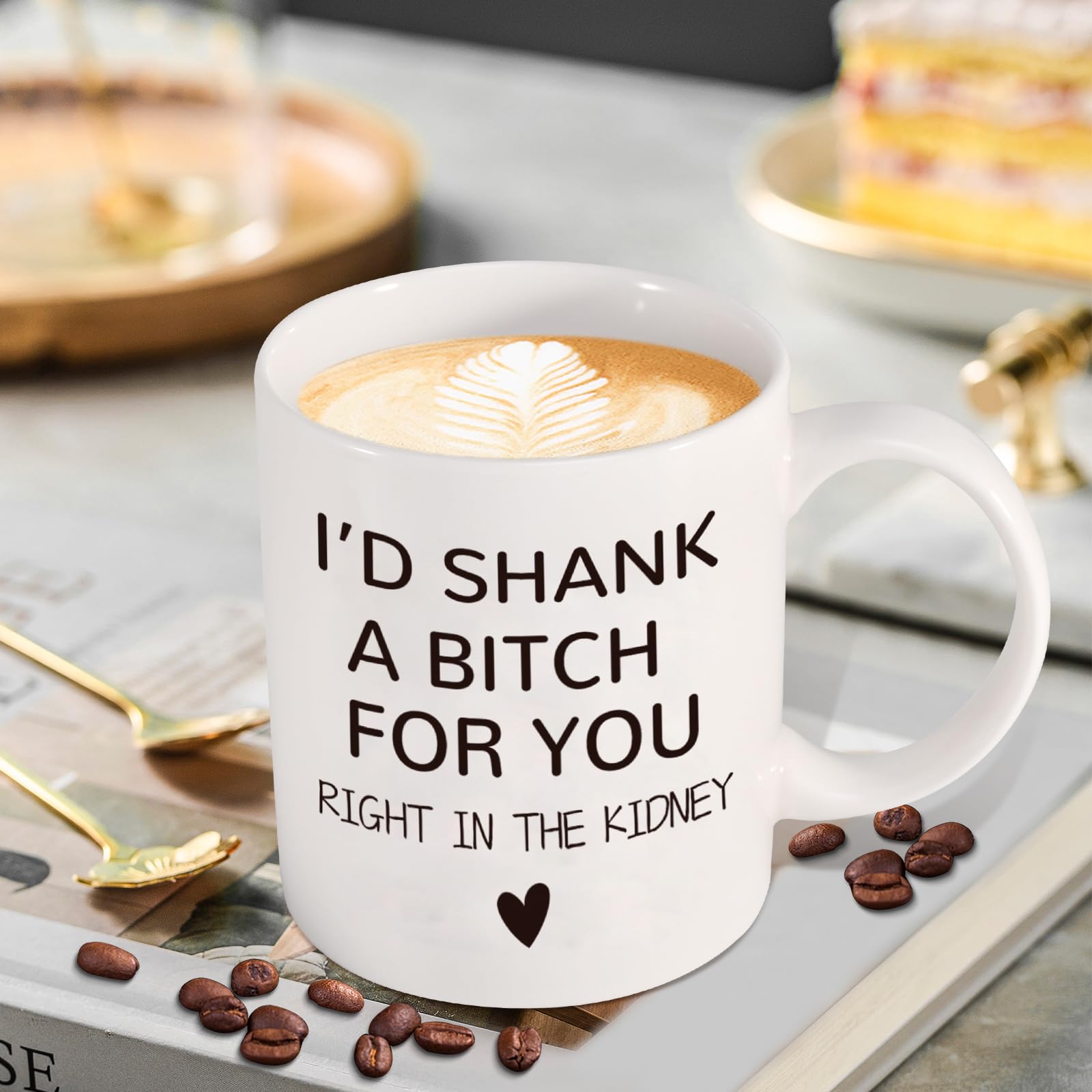 Regalos divertidos para el día de la madre para mujeres, taza de café de 11 onzas, regalos para hermanas, mamá, abuela, esposa, hija, regalos de hermana, regalos de cumpleaños, amistad, graduación,