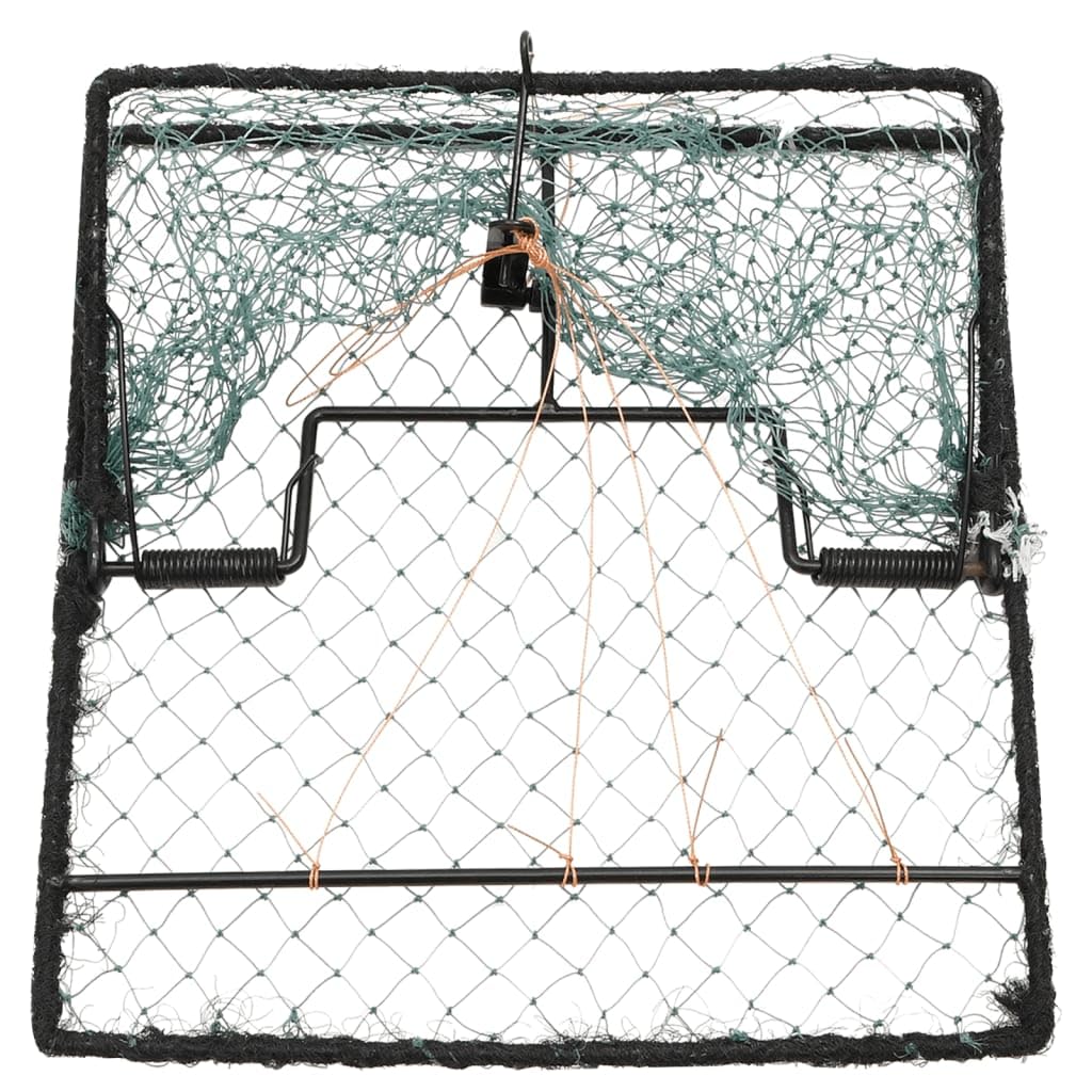 Trappola per uccelli verde, 34 x 32 cm, in acciaio con rete in polietilene, riutilizzabile, per giardino, frutta, verdura, casa, cantina, soffitta, efficace contro insetti, topi e arvicole