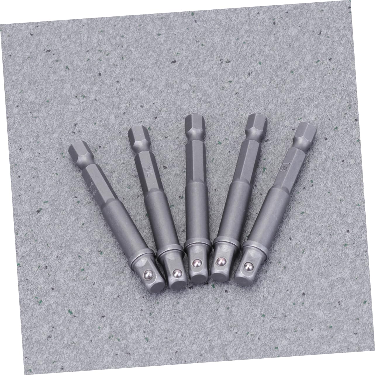 Uonlytech 15 Set Barra Di Estensione Della Presa Bussole Esagonali Cacciavite Elettrico Presa Esagonale Biella Presa Biella A Manicotto Barra Di Estensione Della Manica Silver 5 Pezzi * 15