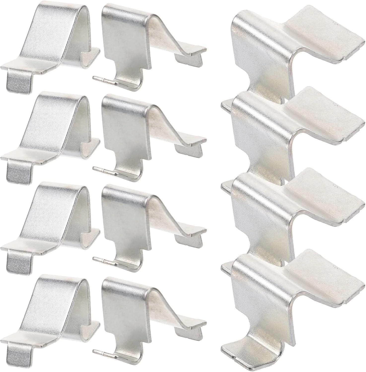 Pilaster Shelf Clips 200 Pcs Snap Iron Cabinet Accessories Bookcase Shelf Pegs Metal Shelves Metallic Line Clips Holders Pins Support for Wood Shelves(2.50X1.60X1.60CM)