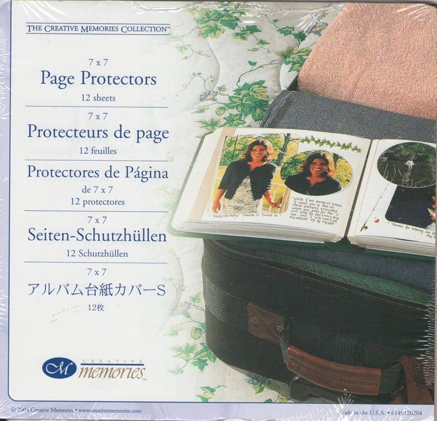 Amazon.com: Creative Memories 7 X 7 Page Protectors (12 Sheets)