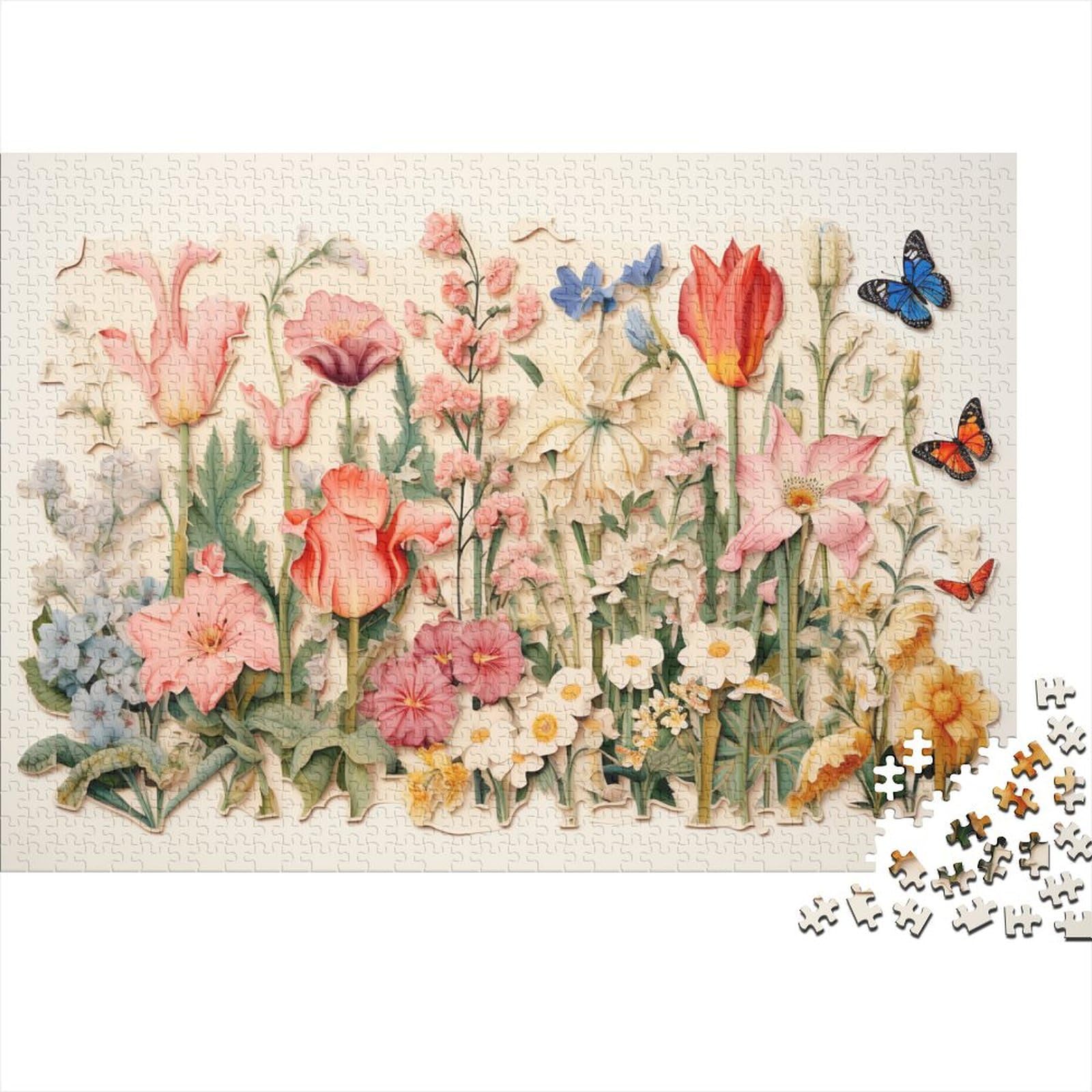Puzzle 1000 Pezzi Fiore Della Vita In Vetro Colorato, 68.6x50.8 Cm, Difficile E Impegnativo - 5
