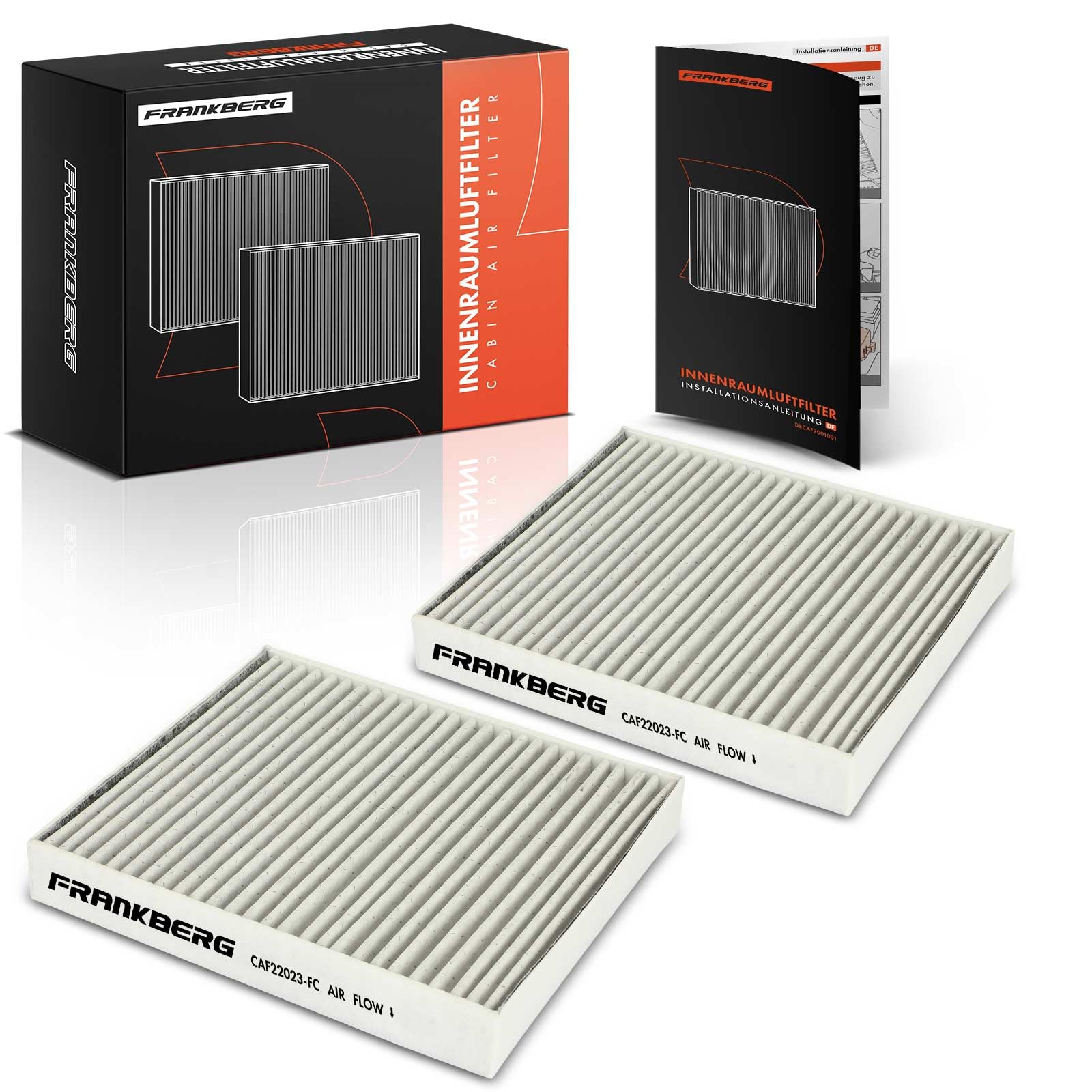 Filtro Aria Abitacolo Frankberg A Carbone Attivo - Compatibile Con Suzuki SX4 S-Cross (2013-2022) E Vitara (2015-2025) - Sostituisce 87139YZZ33 - 4