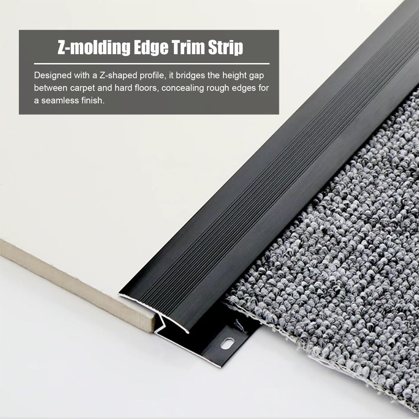 Perfil de Transición para Suelo Moldura de Aluminio para Cubrir Bordes en Forma